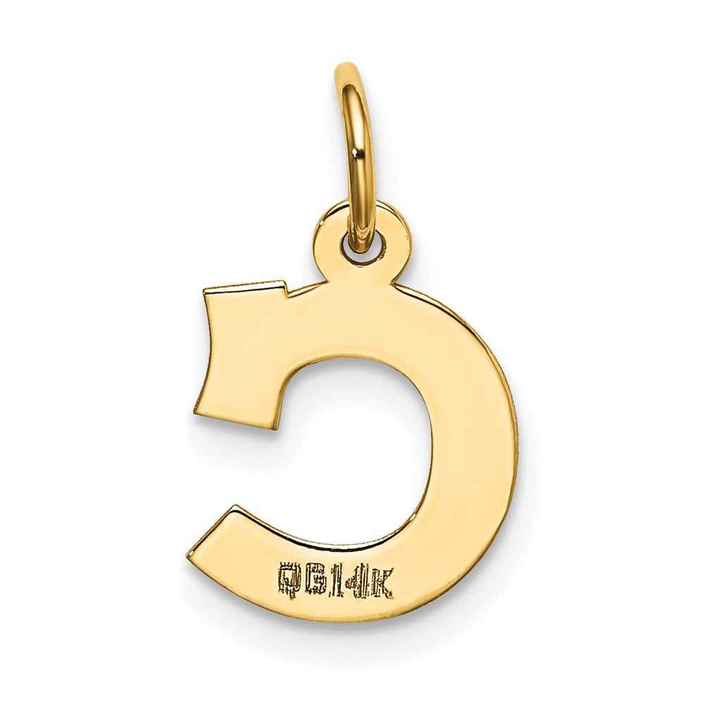 Charlie & Co Jewelry | 14k Small Block Letter C Initial Charm - Model YC664C