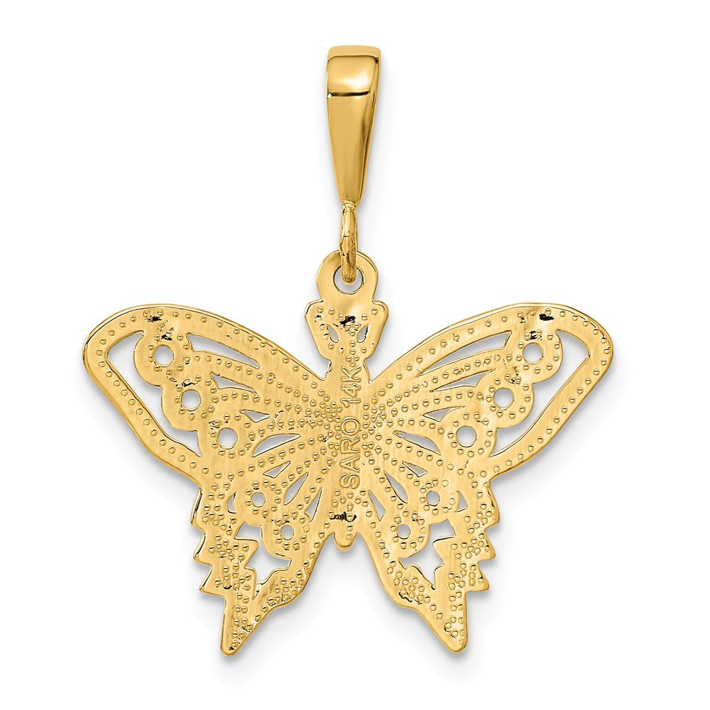 14k Butterfly Charm - Model C1849