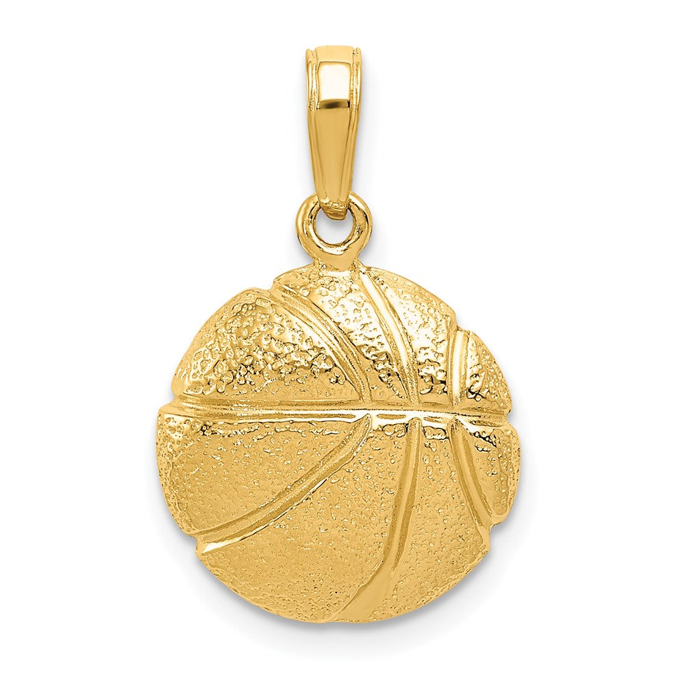 14k Basketball Pendant - Model C3773