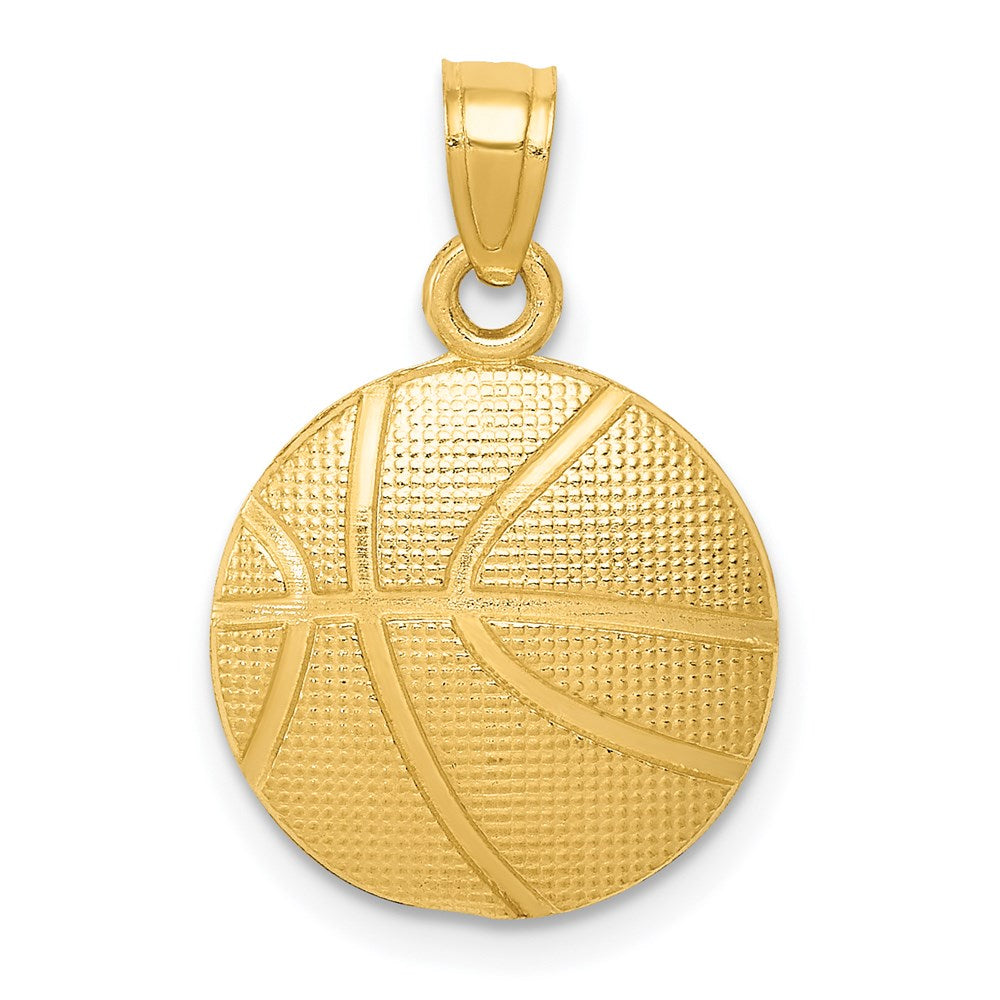 14k Basketball Pendant - Model C3774
