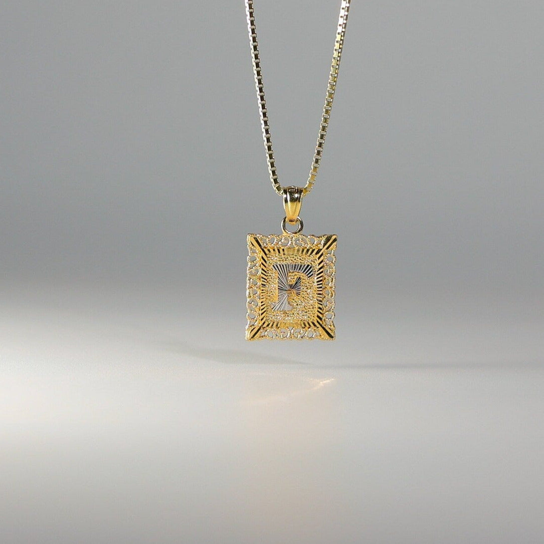 Gold Letter F Pendants | A-Z Gold Pendants - Charlie & Co. Jewelry