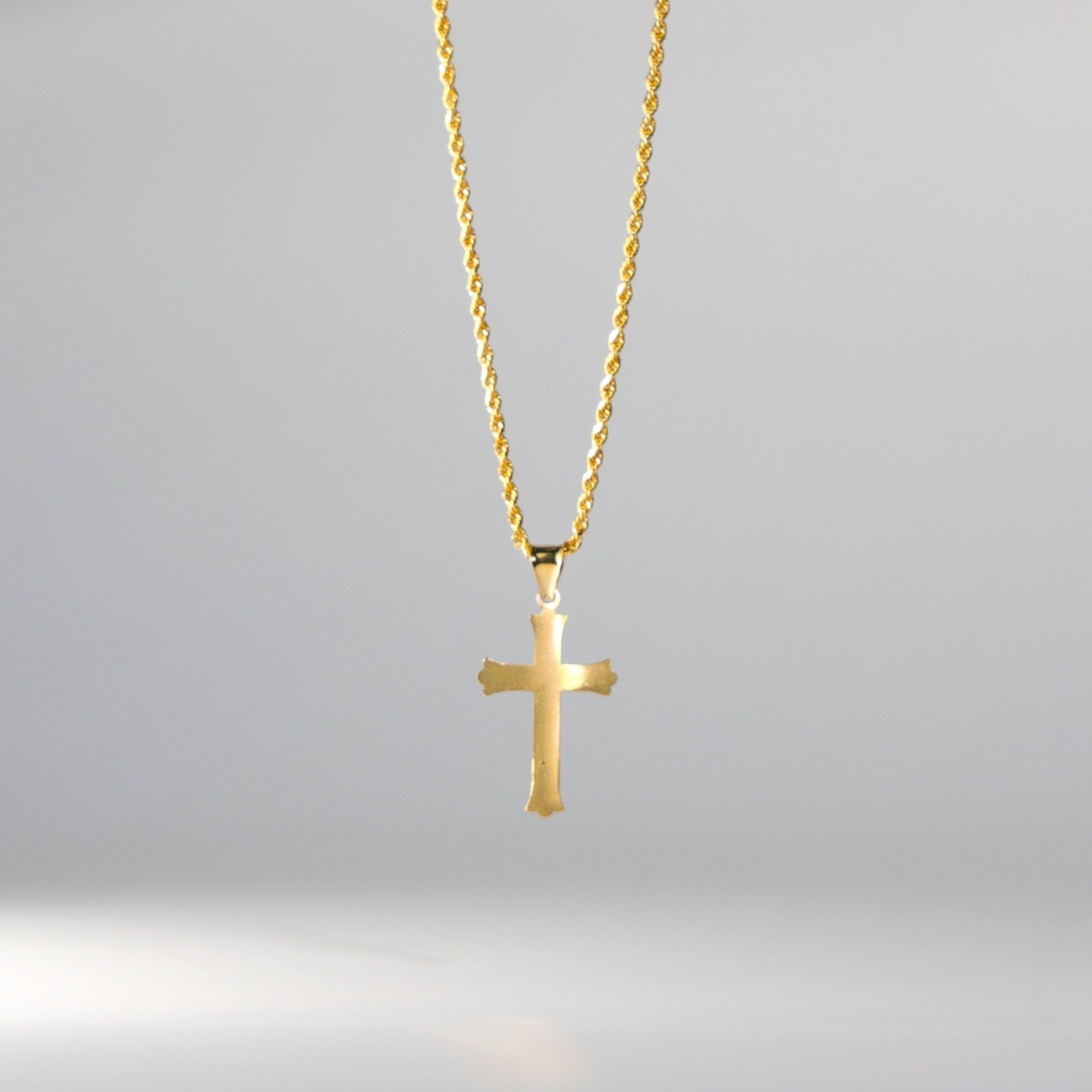 14k Gold Crucifix Cross Pendant Model-0356 - Charlie & Co. Jewelry