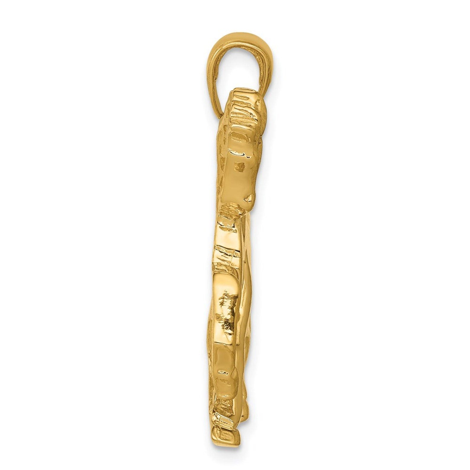 Gold Galloping Horse Pendant - Charlie & Co. Jewelry