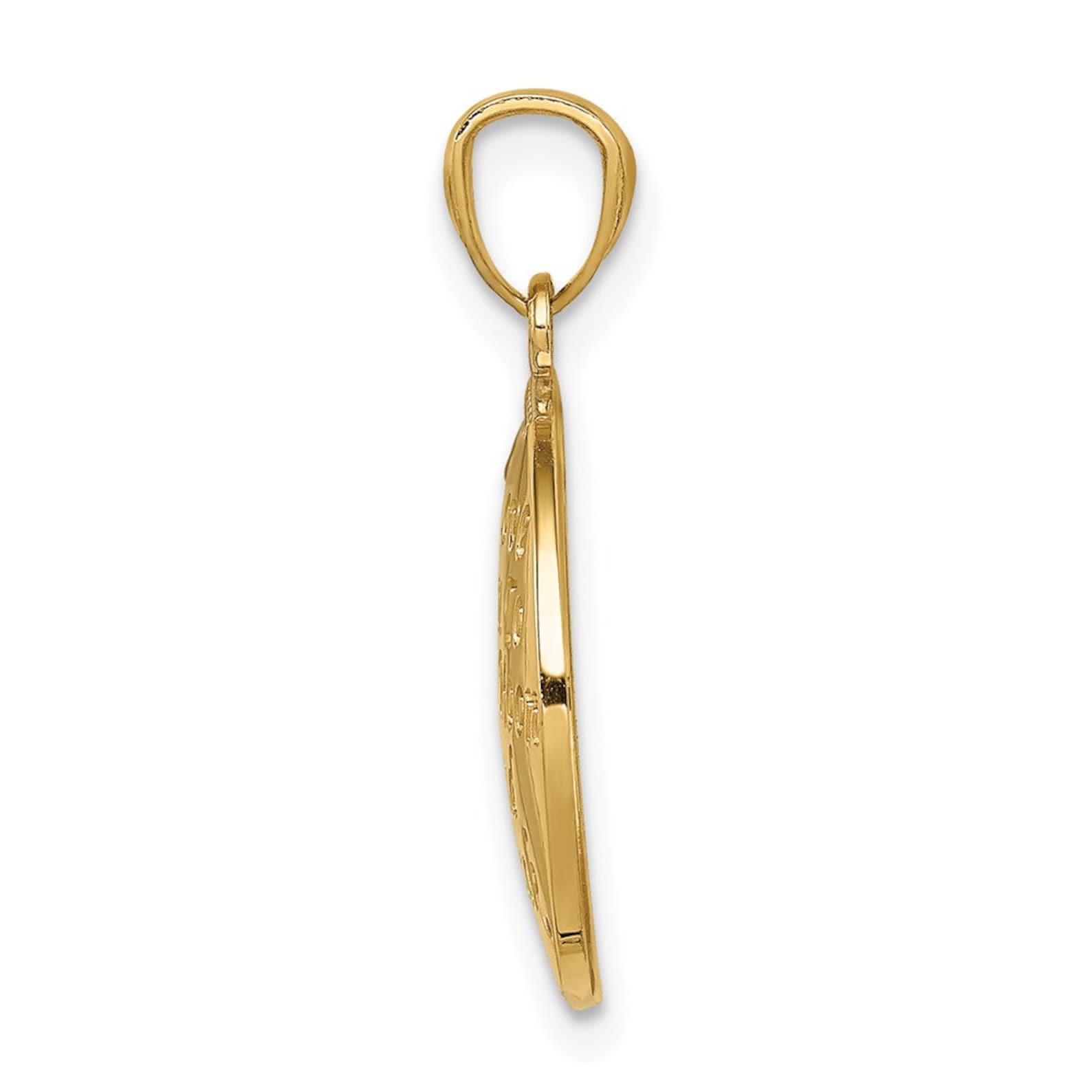 Gold 'Love You to the Moon and Back' Pendant - Charlie & Co. Jewelry