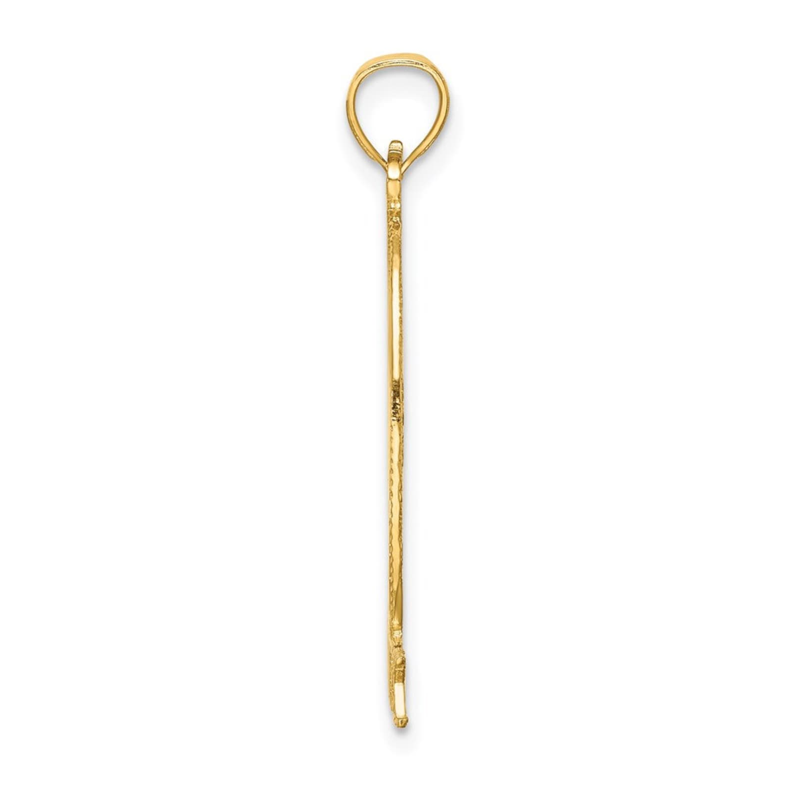 Gold New York with Statue of Liberty Charm Model-C3073 - Charlie & Co. Jewelry