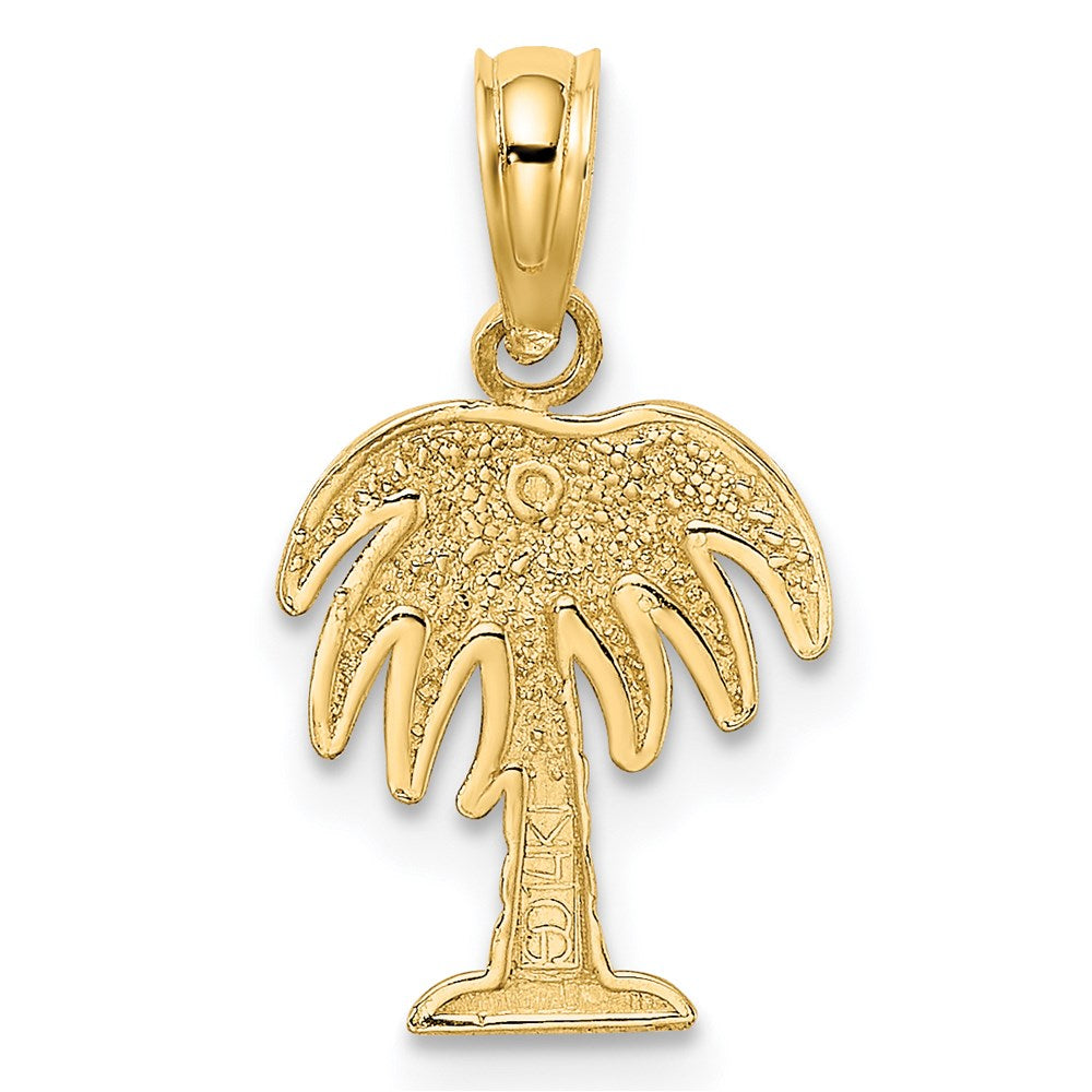 14k Charleston Palm Tree Charm - Model K7991