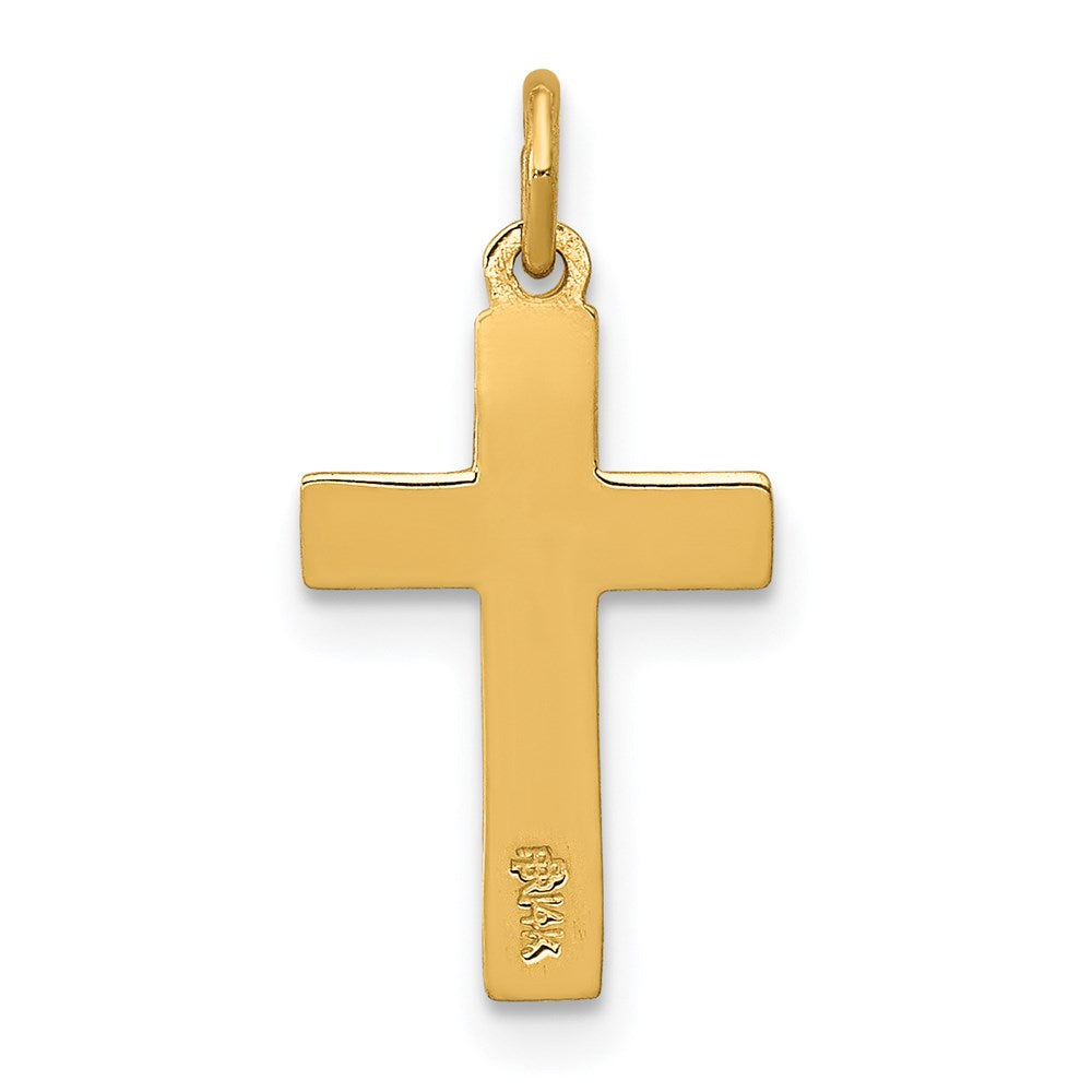 14k Inri Crucifix Charm - Model XR294 - Charlie & Co. Jewelry