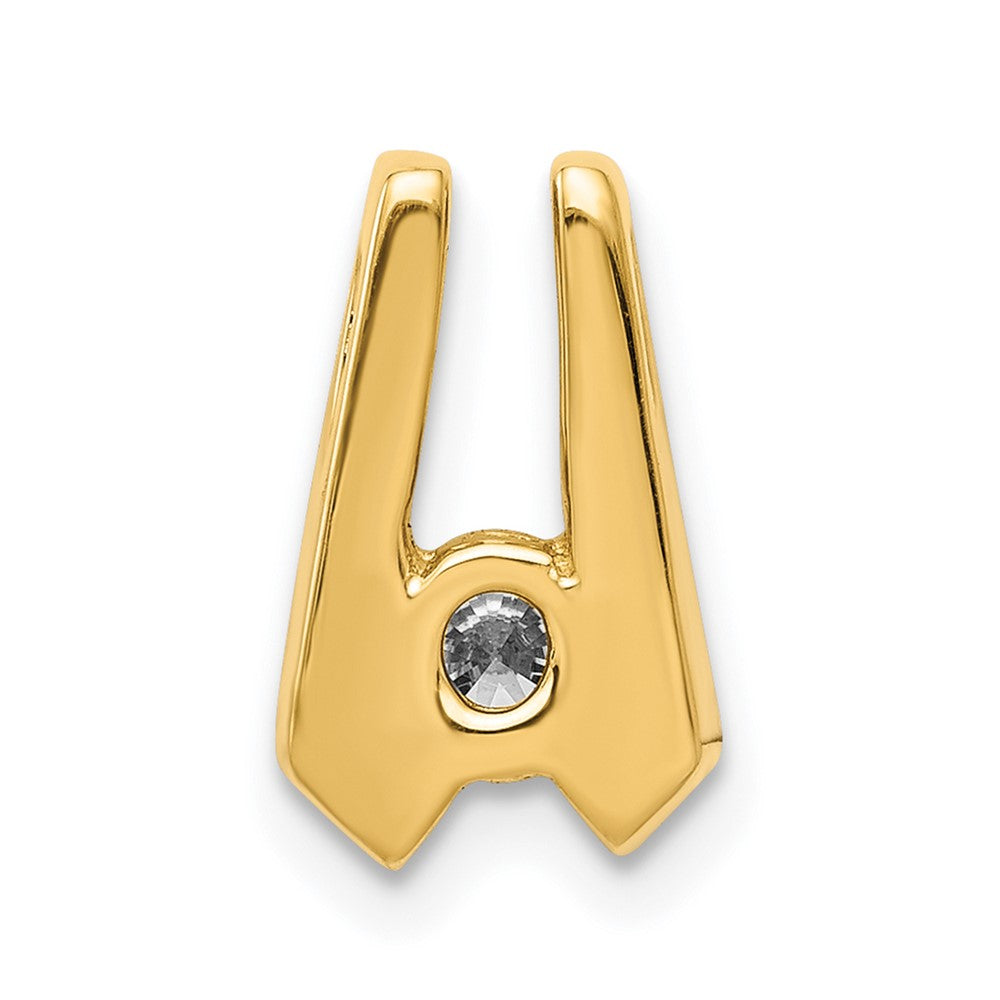 14k Aa 4mm Diamond Slide - Model XS502AA
