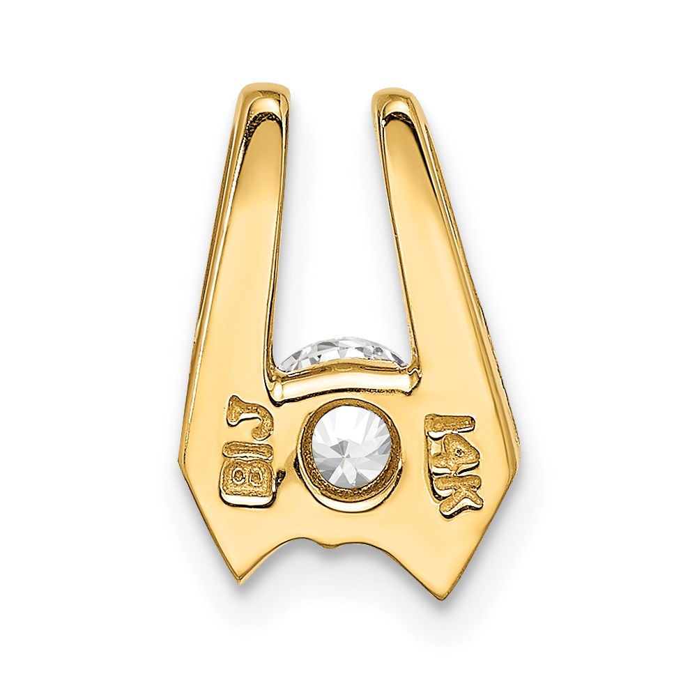14k A 4.5mm Diamond Slide - Model XS510A
