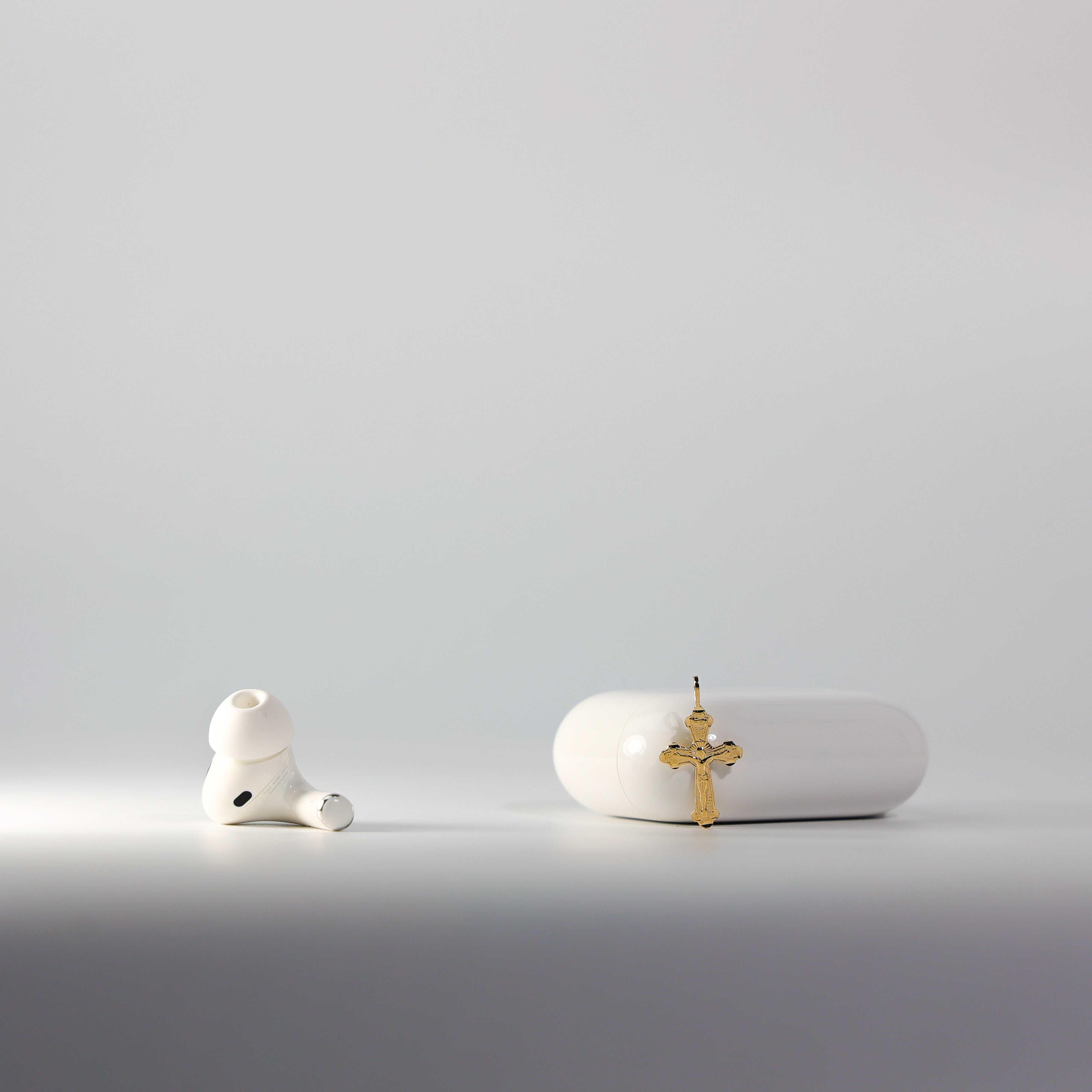 Gold Dainty Crucifix Cross Pendant Model-2200 - Charlie & Co. Jewelry