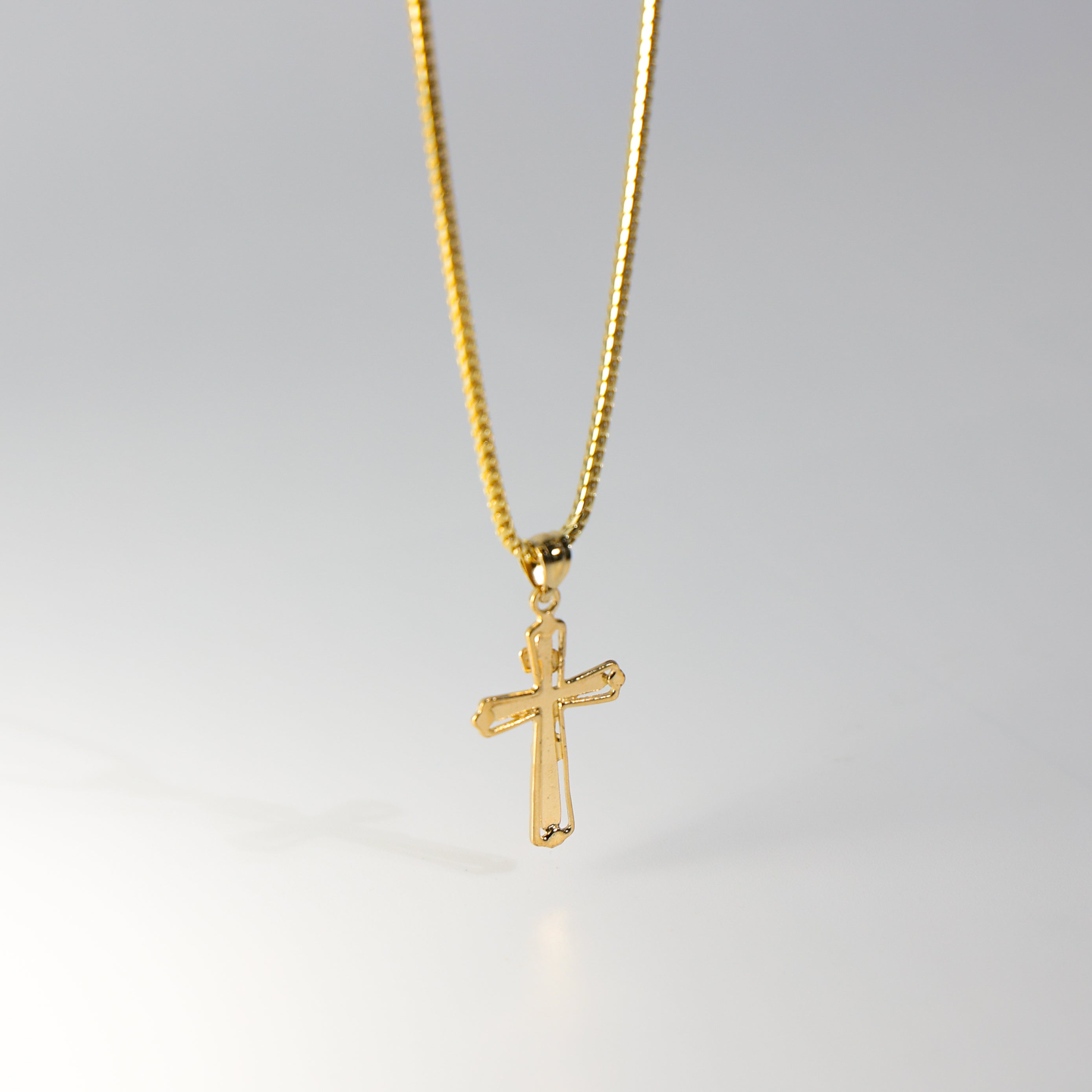 Gold Crucifix Cross Religious Pendant - Charlie & Co. Jewelry