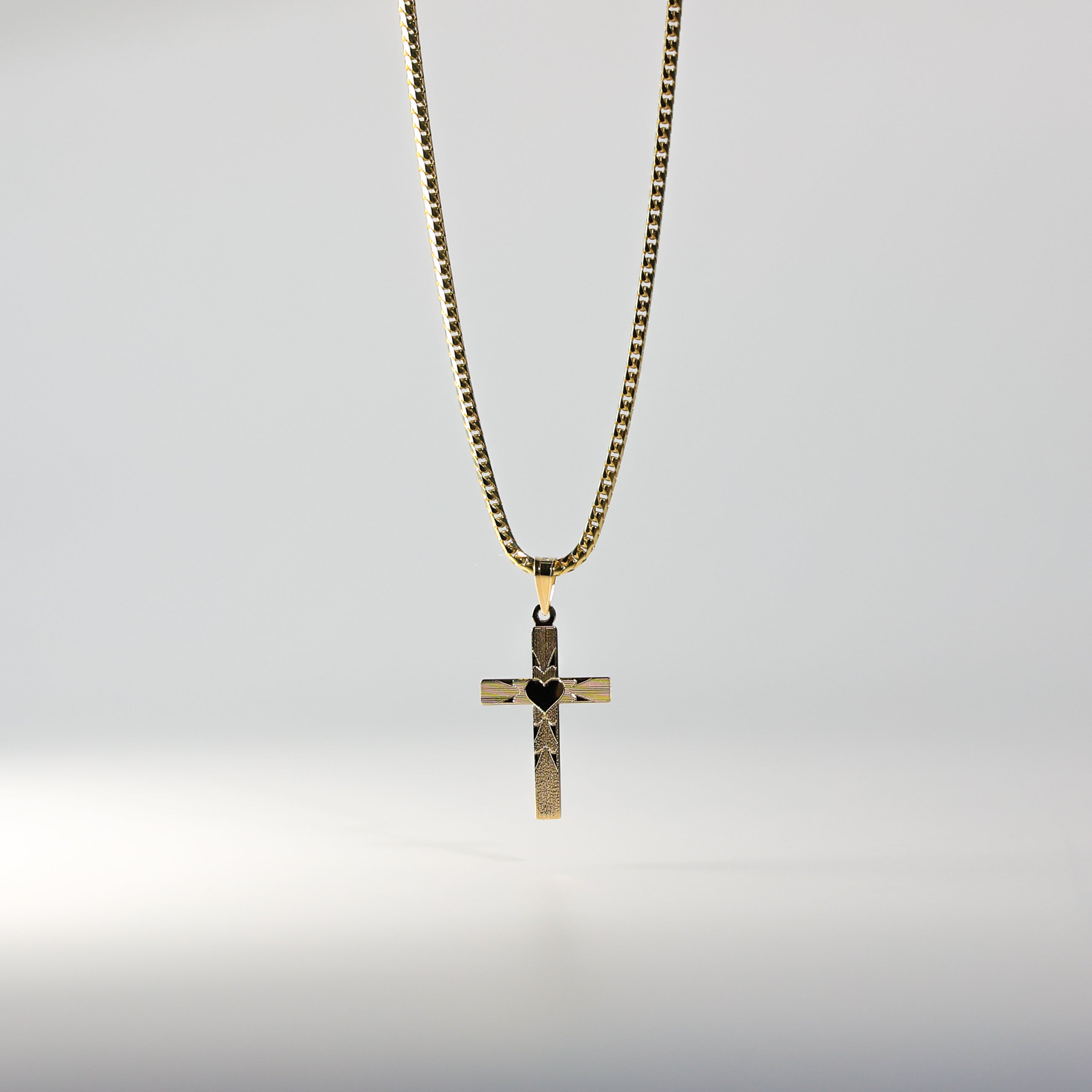 Gold Classic Beautiful Cross Pendant Model-0896 - Charlie & Co. Jewelry