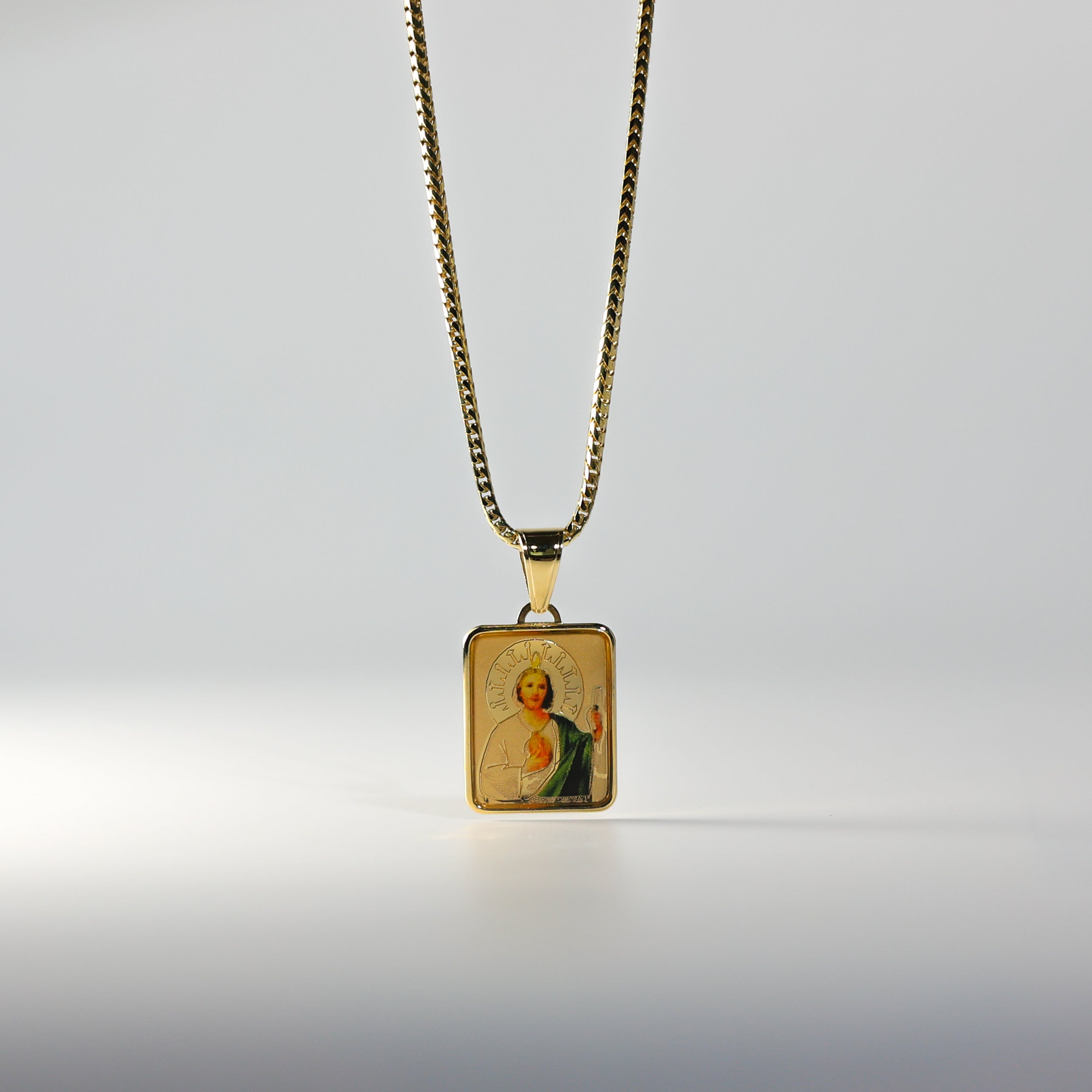 Gold St. Jude Pendant Model-0167 - Charlie & Co. Jewelry