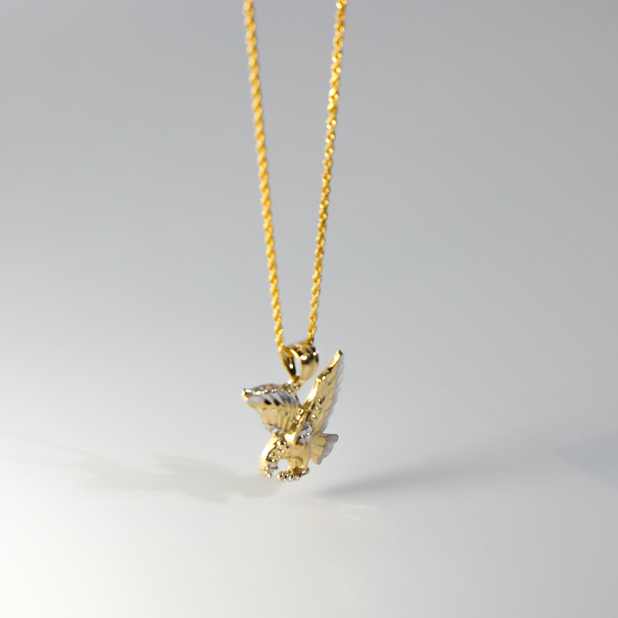 Gold Eagle Pendant Model-1597 - Charlie & Co. Jewelry
