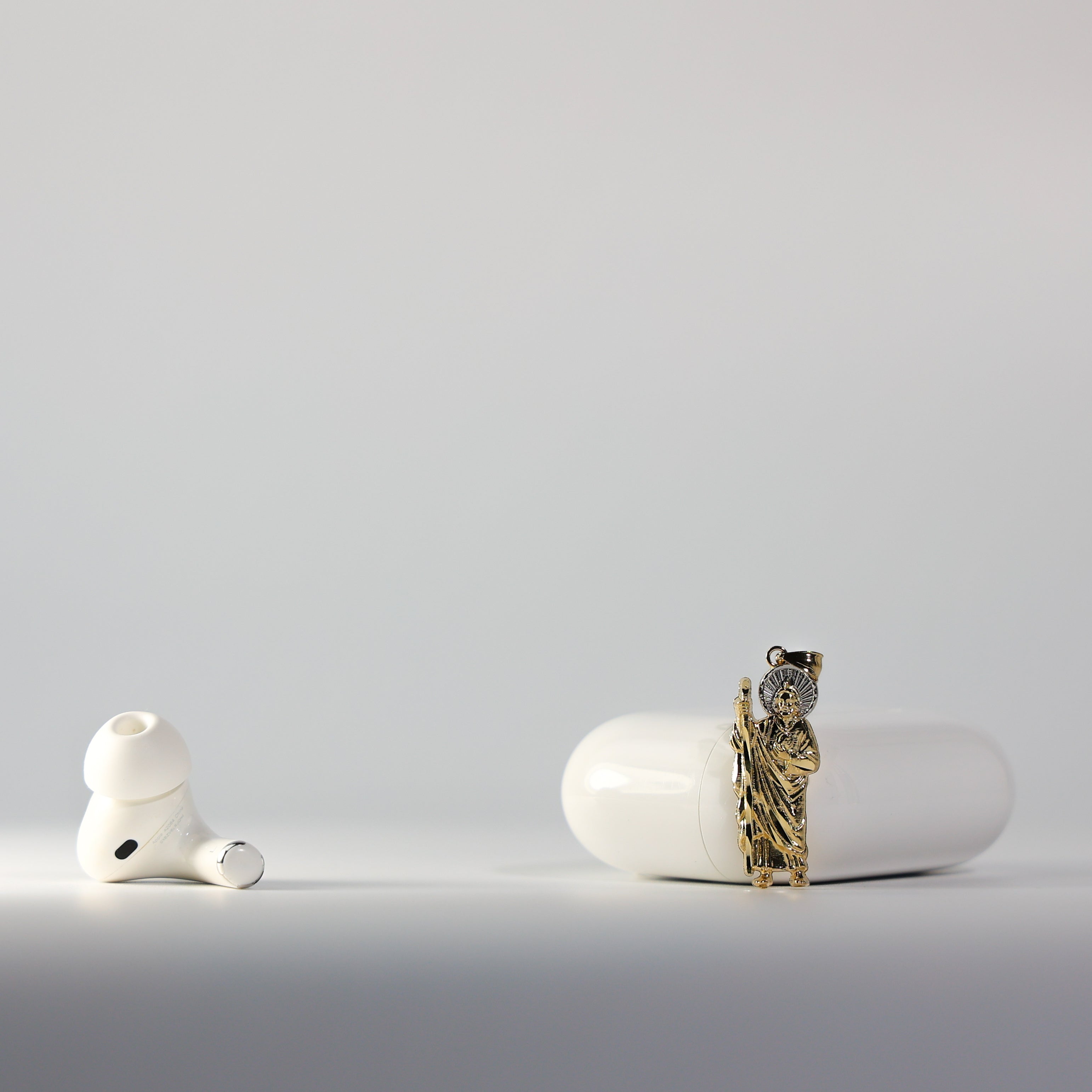 Gold St. Jude Standing Pendant Model-0100 - Charlie & Co. Jewelry