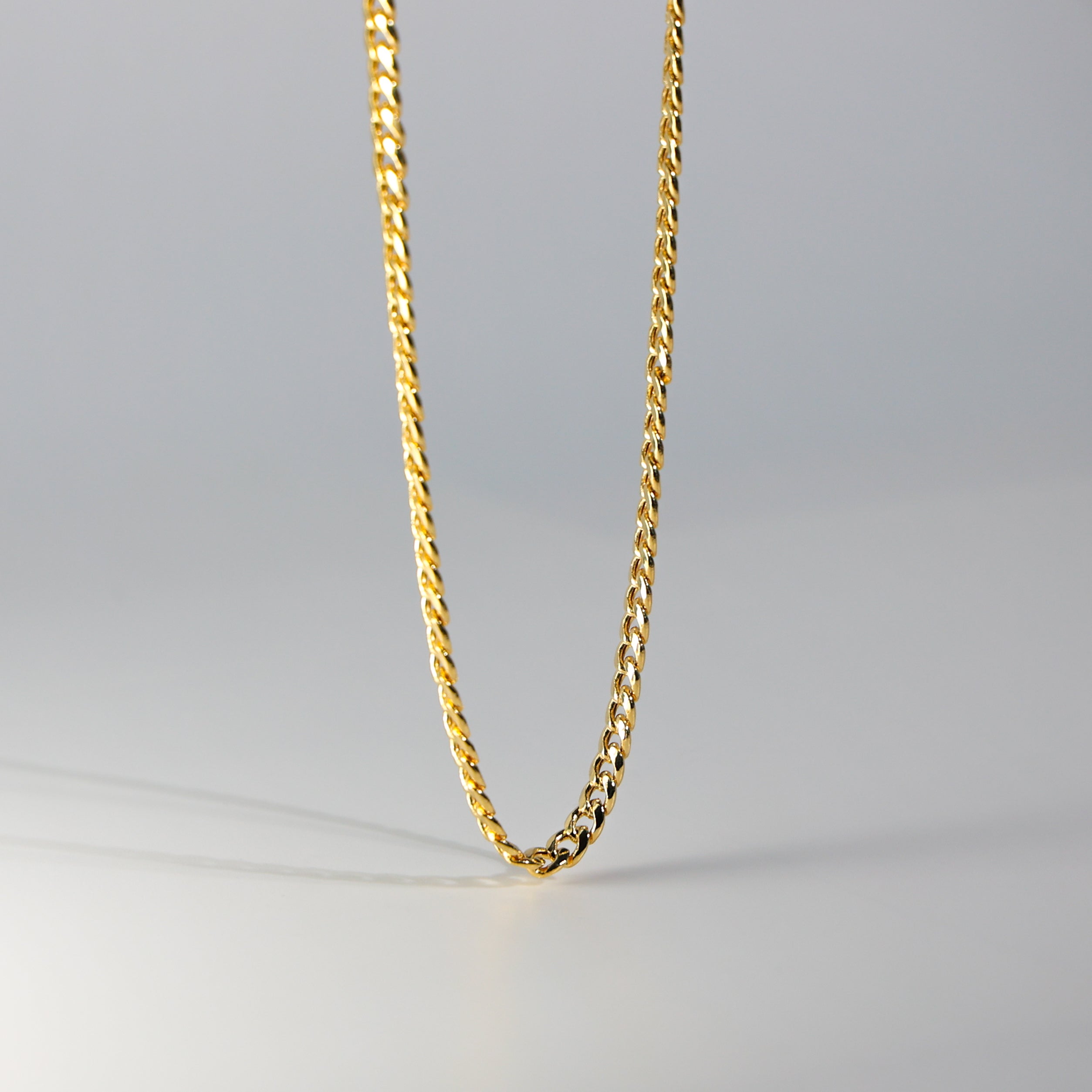 Gold 4.5mm Hollow Miami Cuban Chain Model-0542 - Charlie & Co. Jewelry