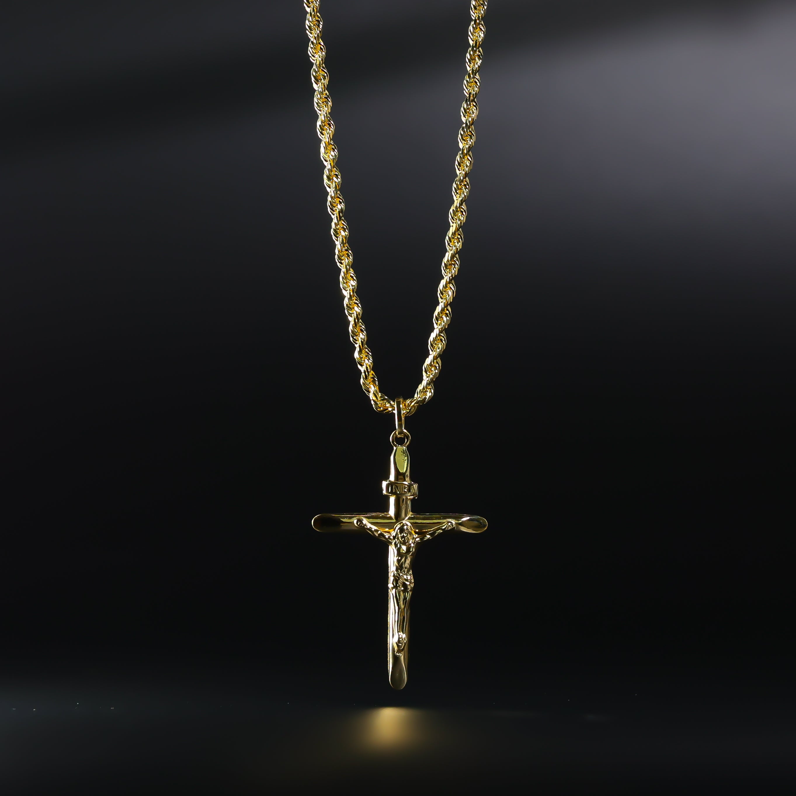 Gold Classic Beautiful Cross Pendant Model-0854 - Charlie & Co. Jewelry