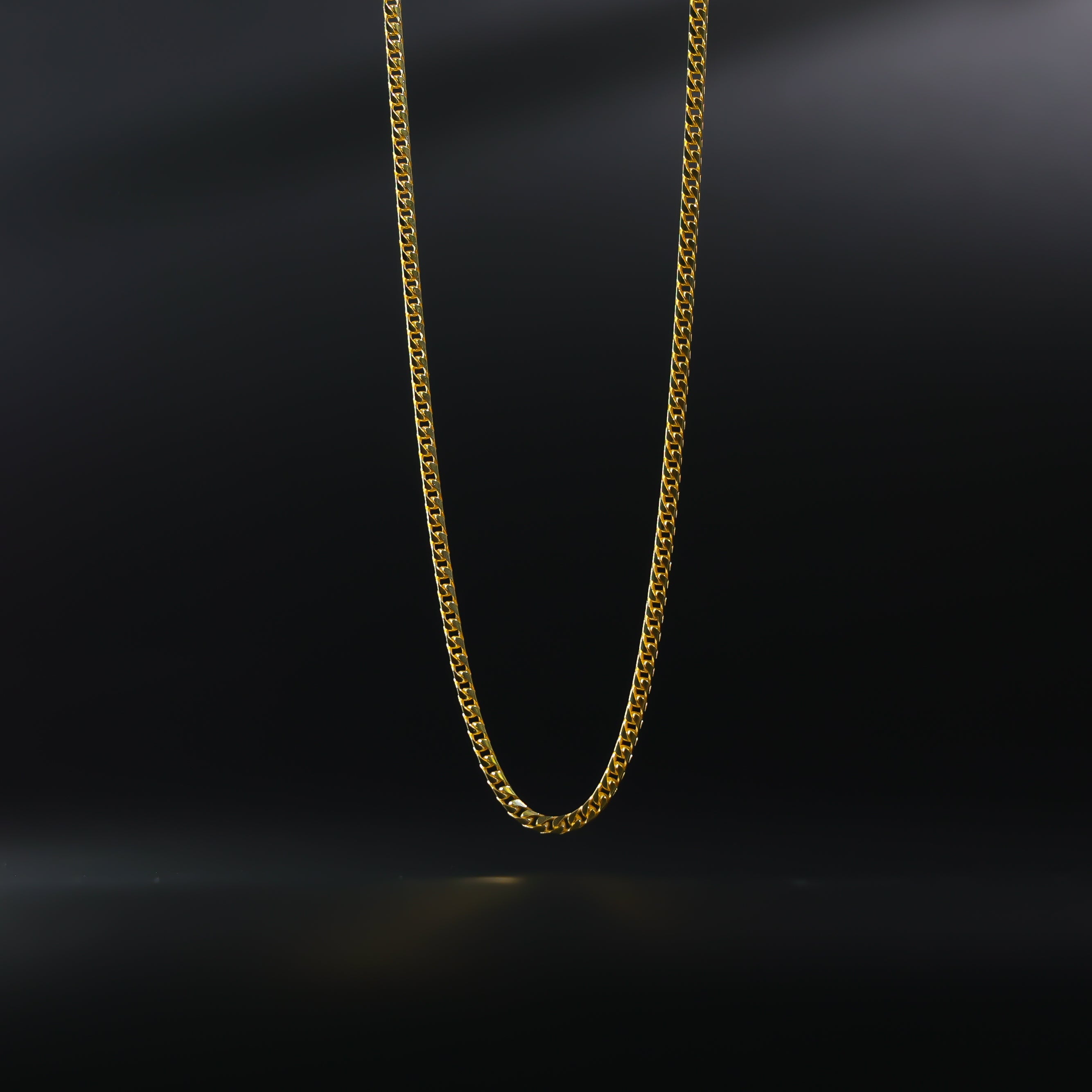 Gold Solid Franco Chain With 2.2mm Width Model-0406 - Charlie & Co. Jewelry
