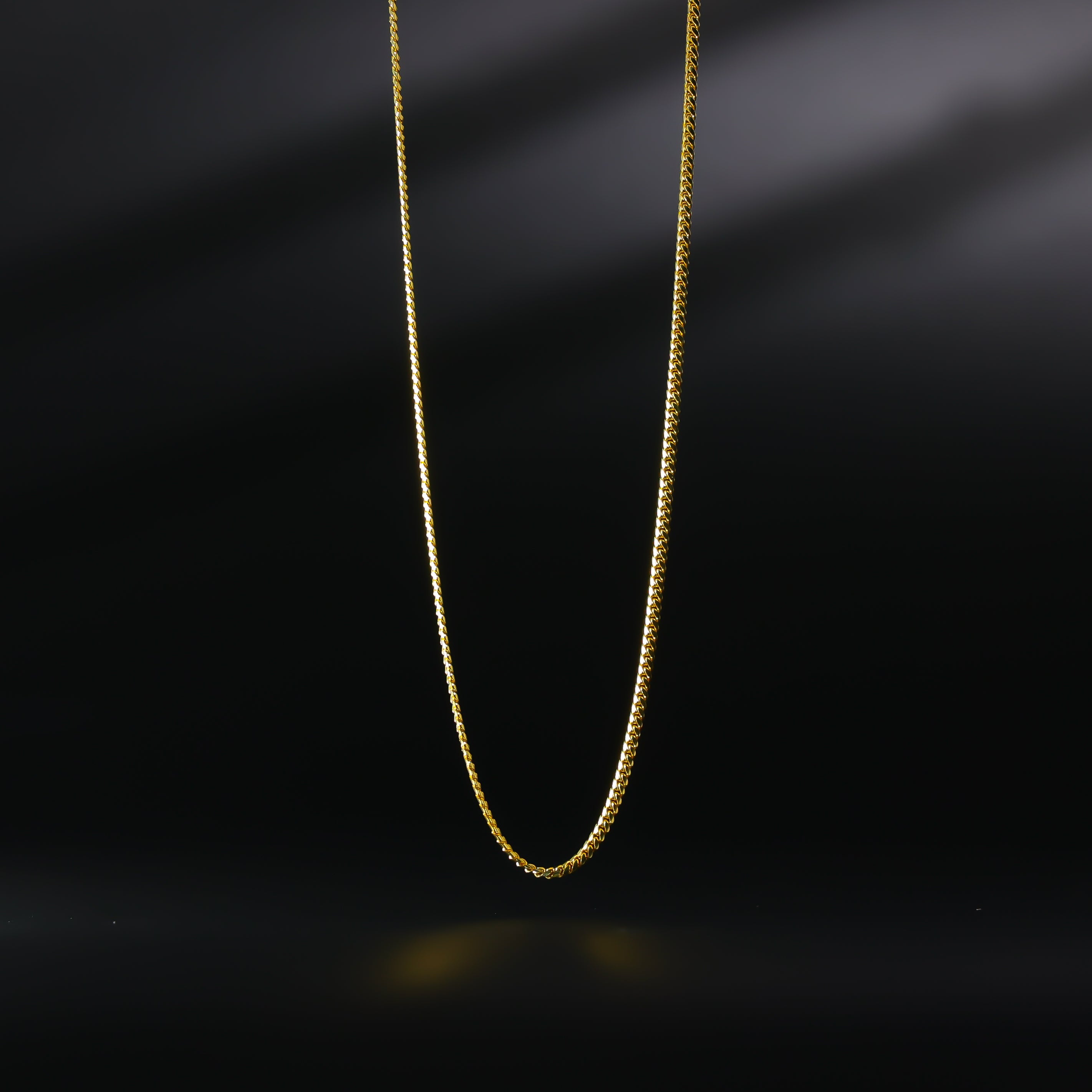 Gold 2.2mm Miami Cuban Chain Model-0522 - Charlie & Co. Jewelry