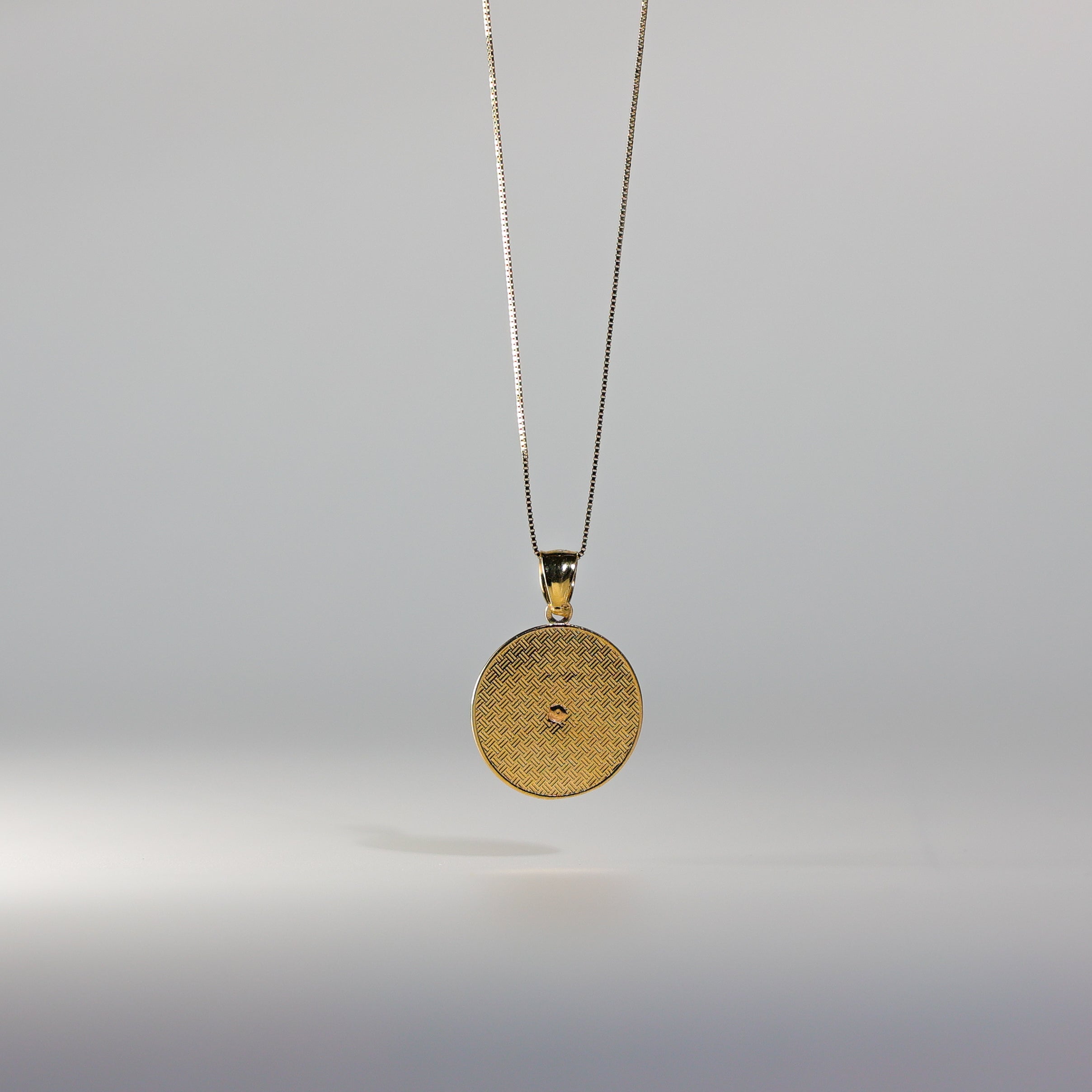 Gold Virgin Mary 15 Anos Pendant Model-1895 - Charlie & Co. Jewelry