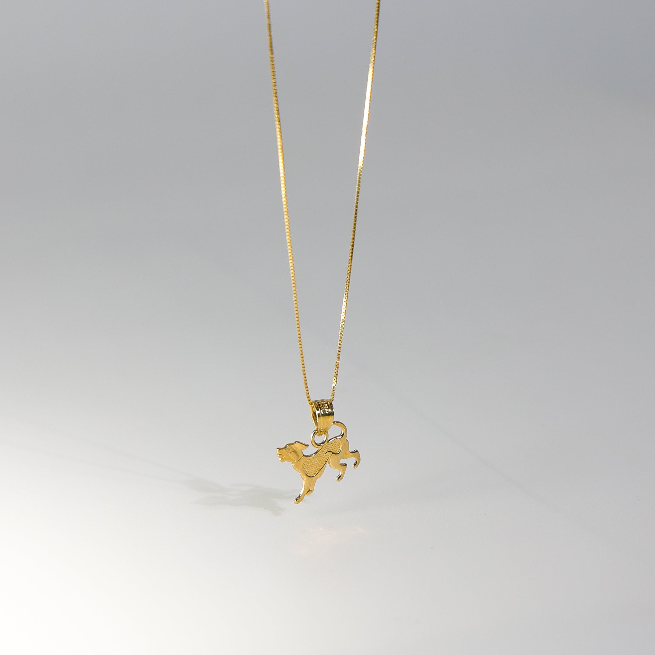 Gold Puppy Pendant Model-1658 - Charlie & Co. Jewelry