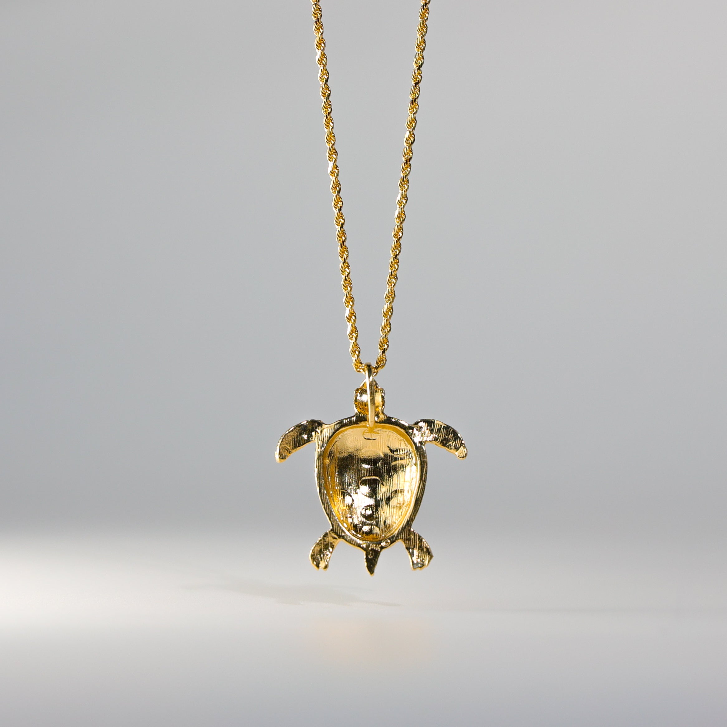Gold Turtle Pendant Model-1683 - Charlie & Co. Jewelry