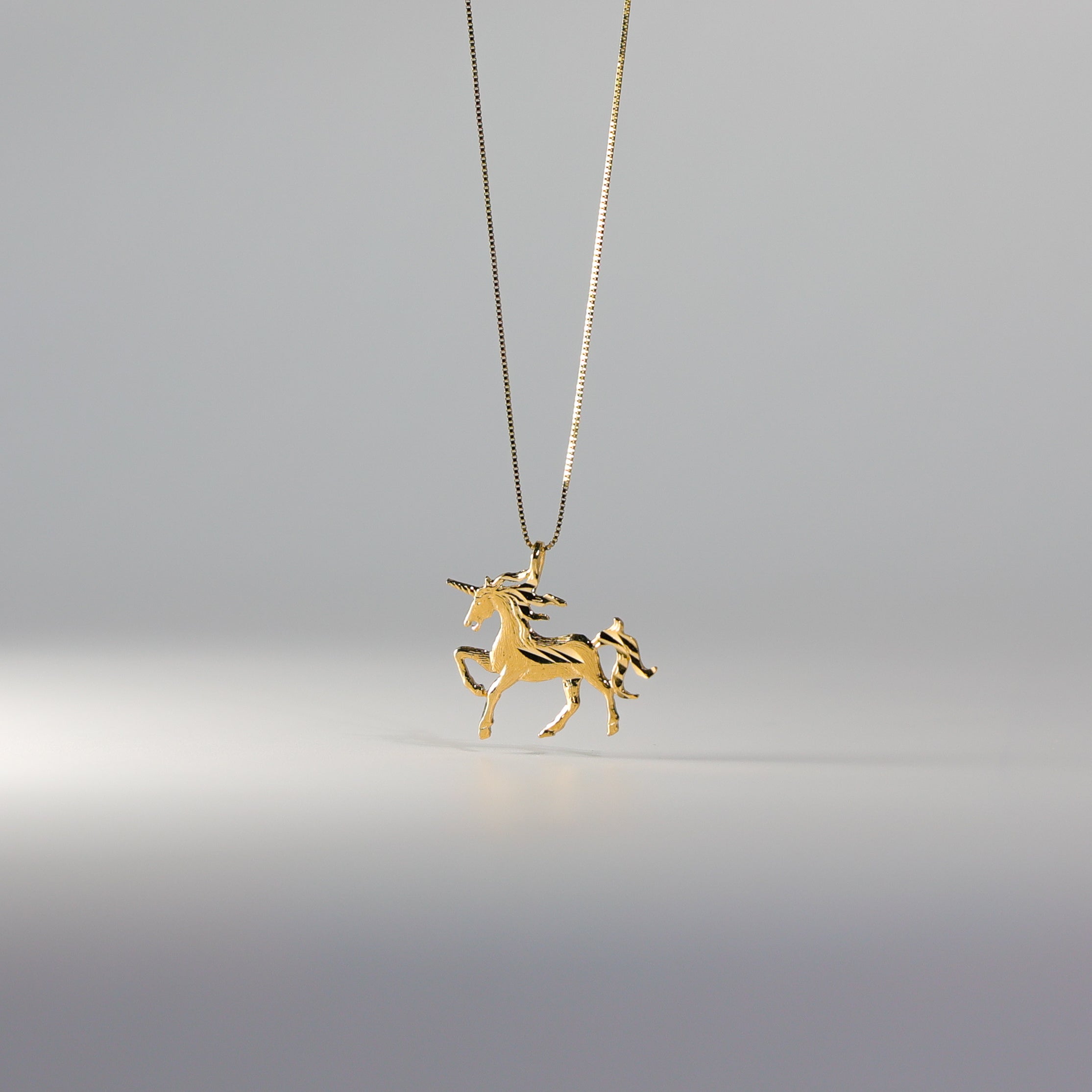 Gold Dainty Unicorn Pendant Model-1650 - Charlie & Co. Jewelry