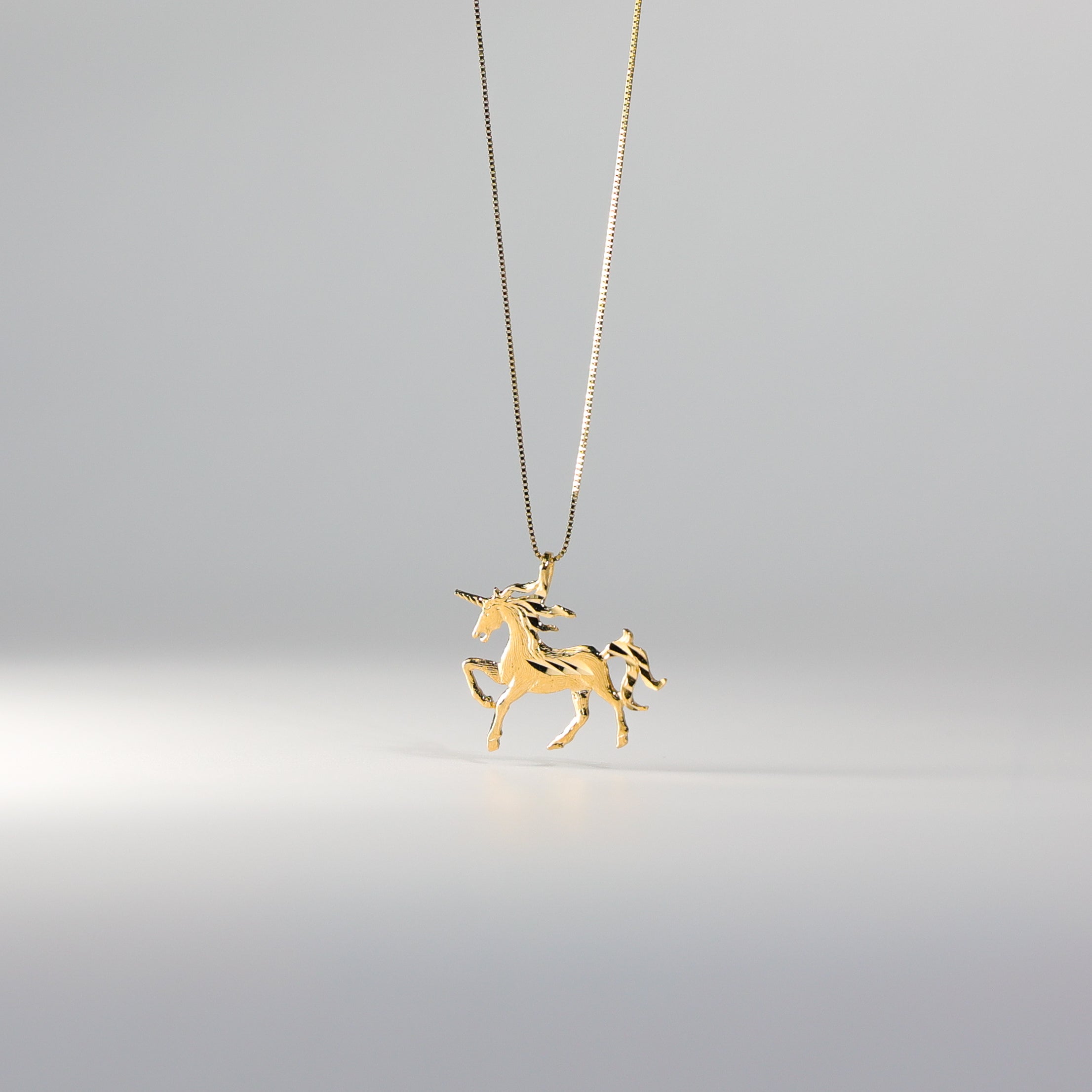 Gold Dainty Unicorn Pendant Model-1650 - Charlie & Co. Jewelry