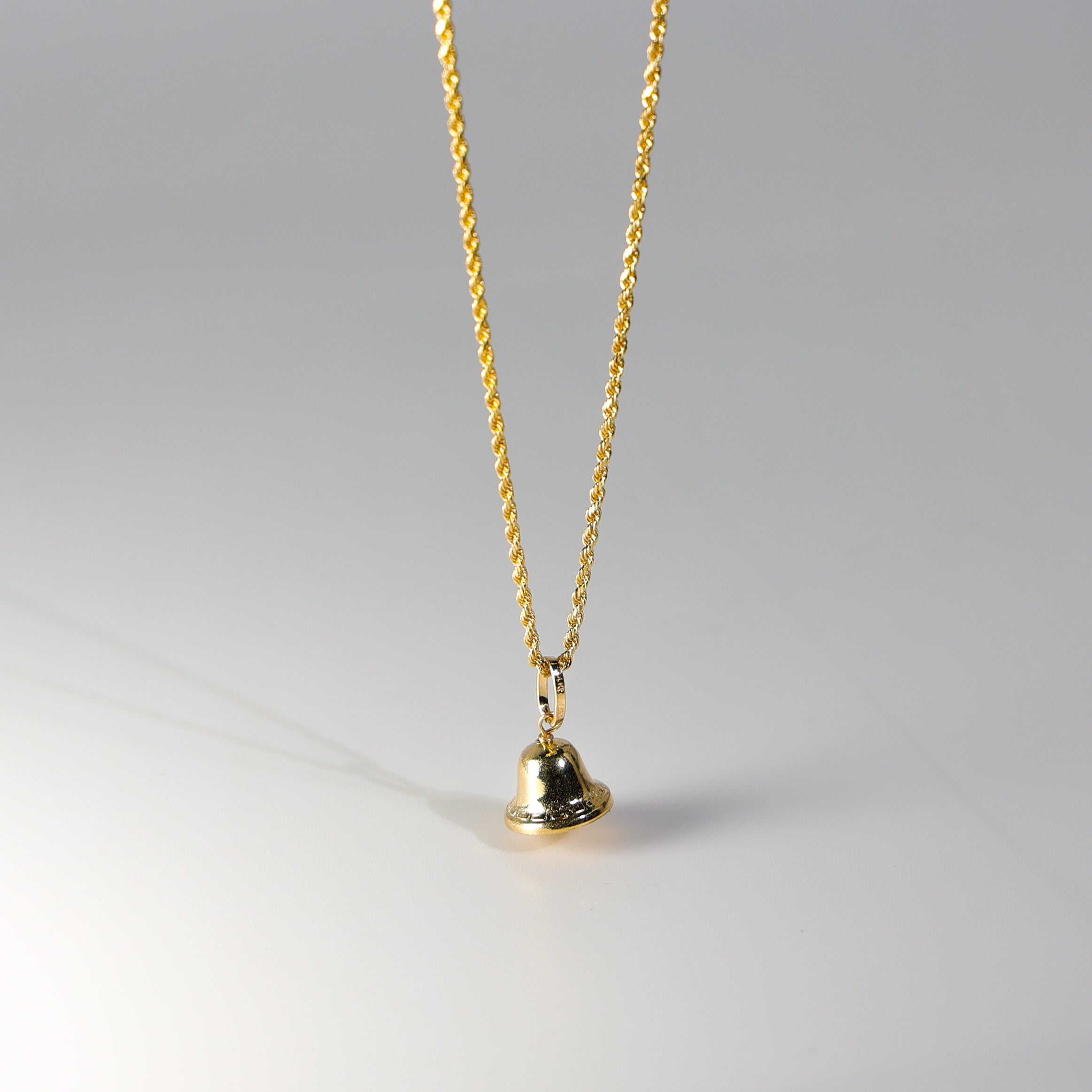 Gold Bell Pendant Model-1713 - Charlie & Co. Jewelry
