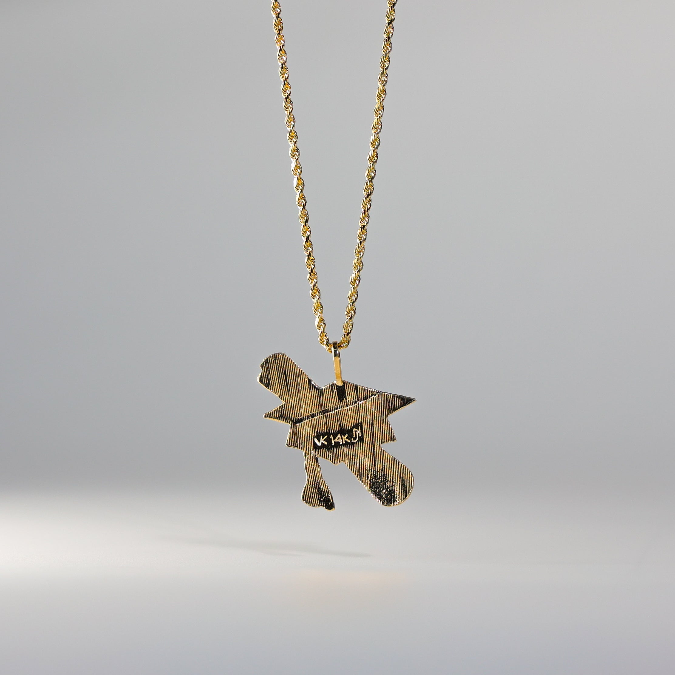 Gold Graduation Hat Pendant Model-2408 - Charlie & Co. Jewelry