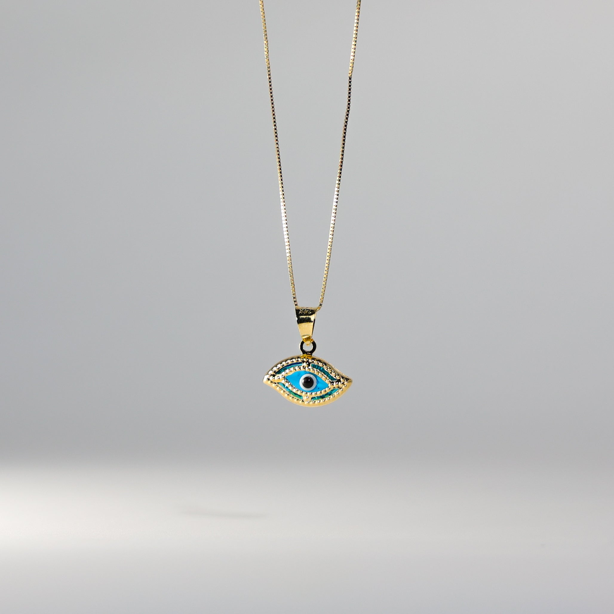 Evil Eye 14K Gold Pendant - Charlie & Co. Jewelry