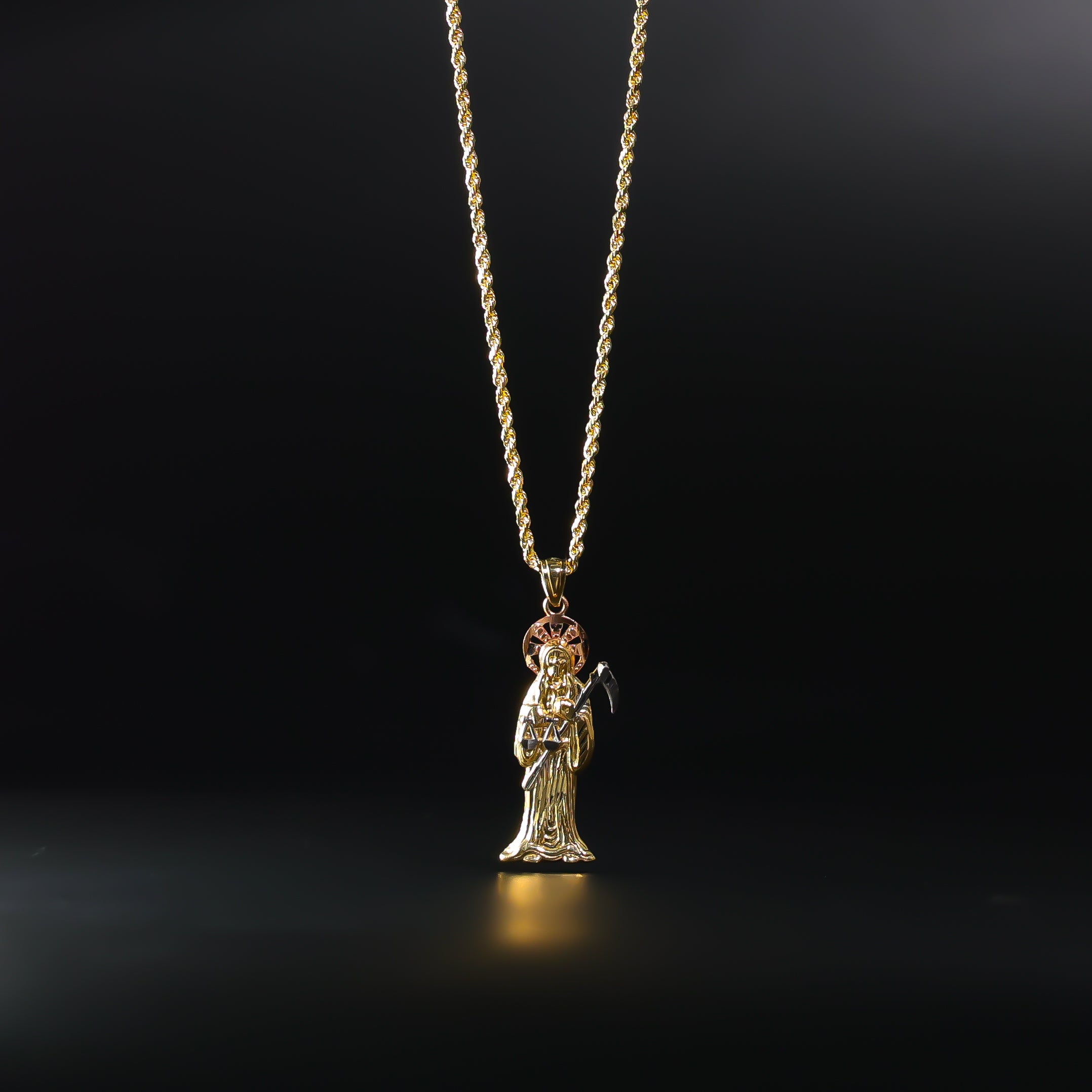 Gold Devil Religious Pendant Model-97 - Charlie & Co. Jewelry