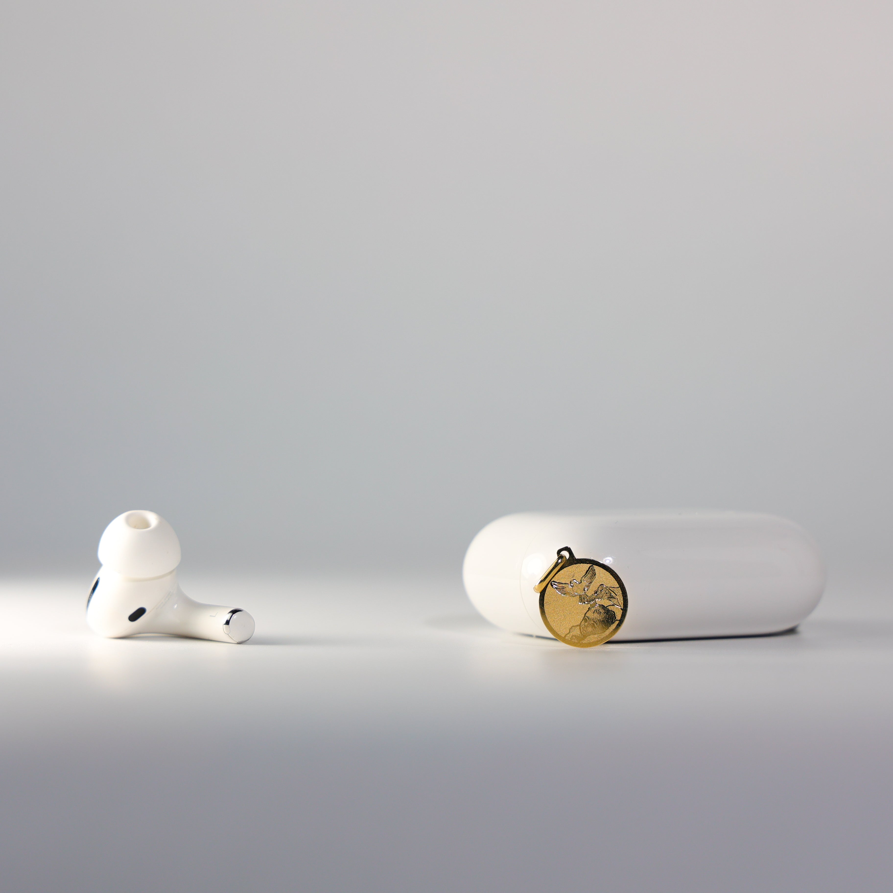 Gold Religious Baptism Pendant Model-1282 - Charlie & Co. Jewelry