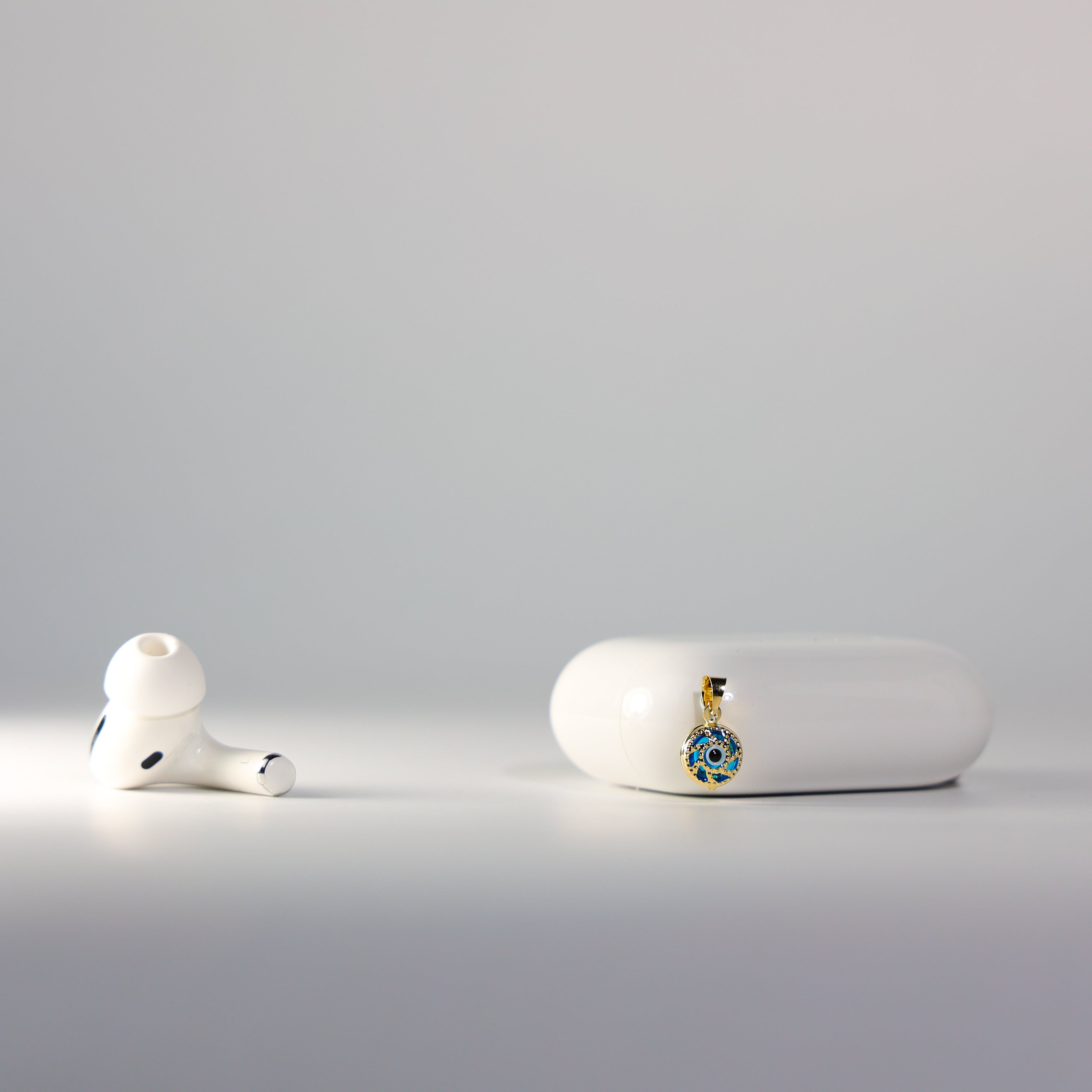 Gold Evil Eye Hamsa Pendant Model-1716 - Charlie & Co. Jewelry