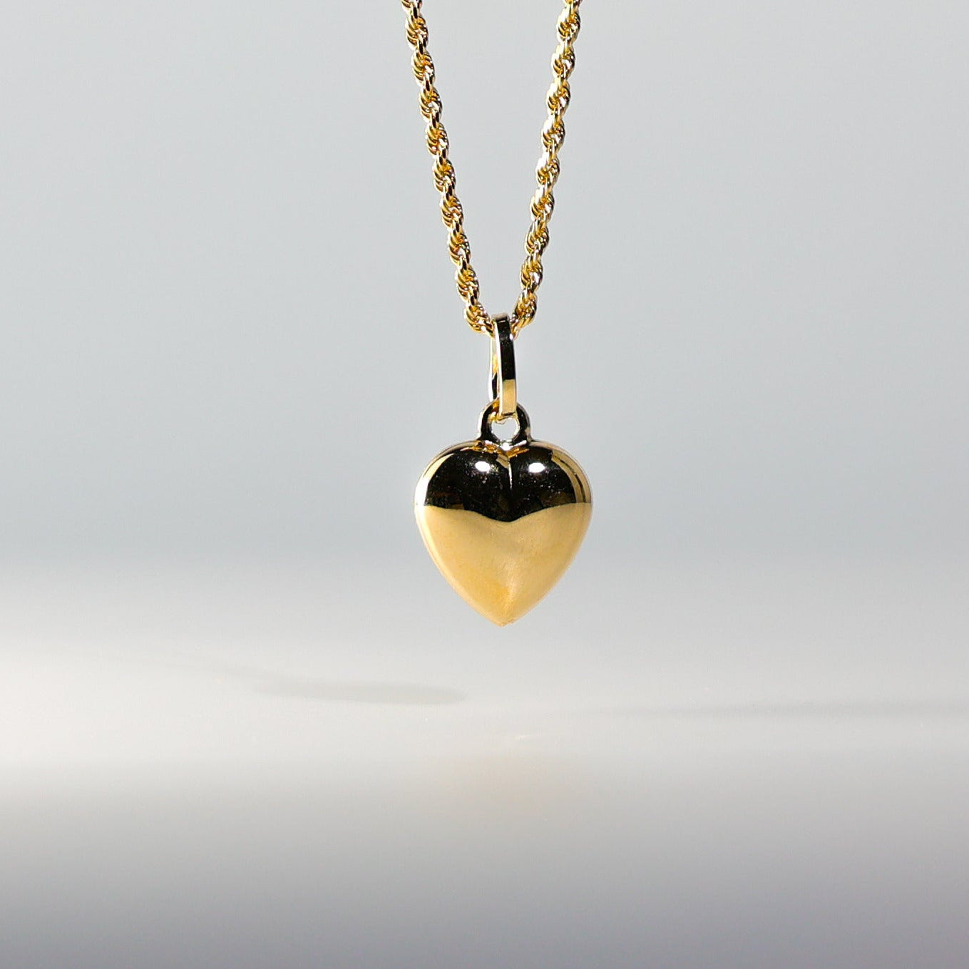 Gold Heart Pendant Model-PT0445 - Charlie & Co. Jewelry