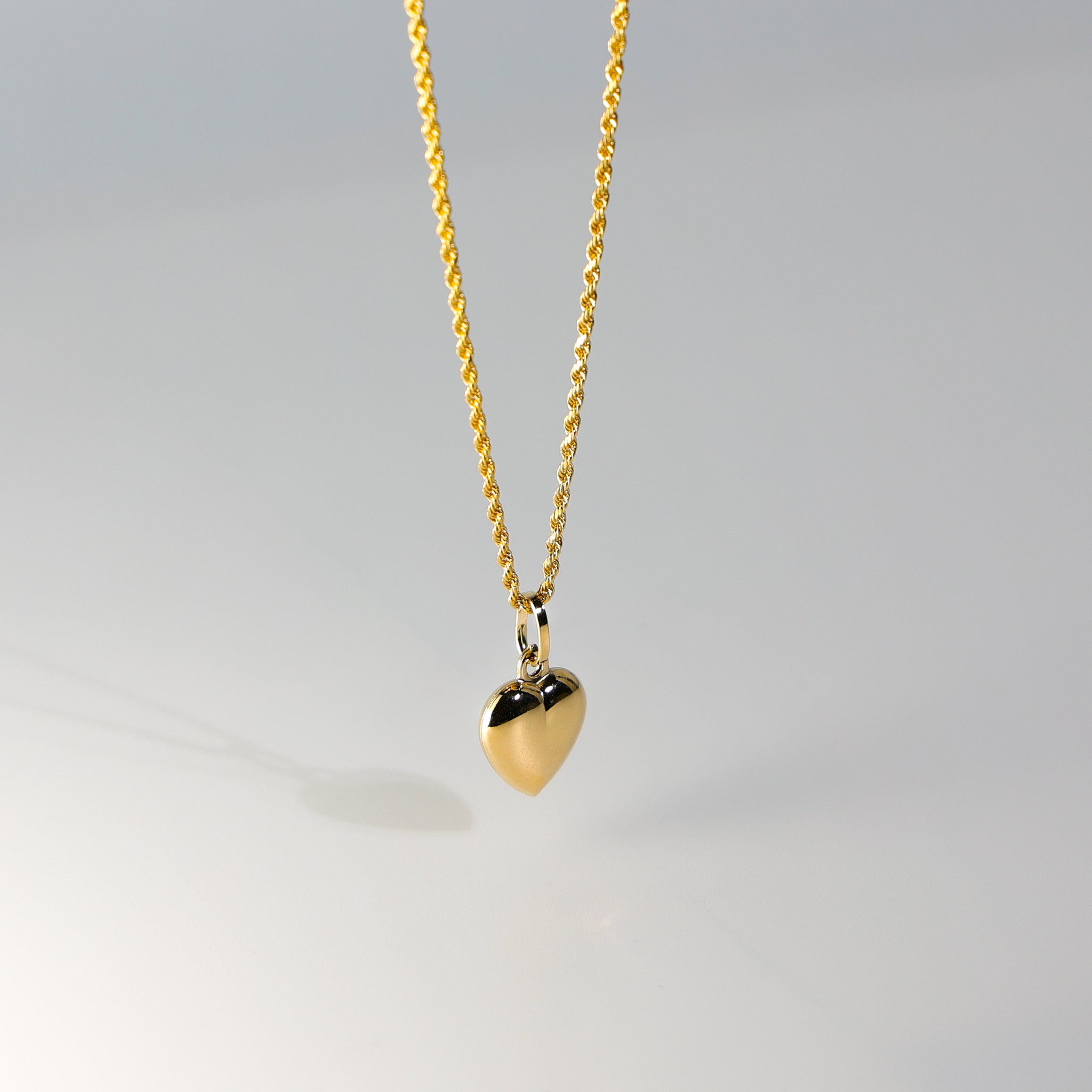 Gold Heart Pendant Model-PT0445 - Charlie & Co. Jewelry