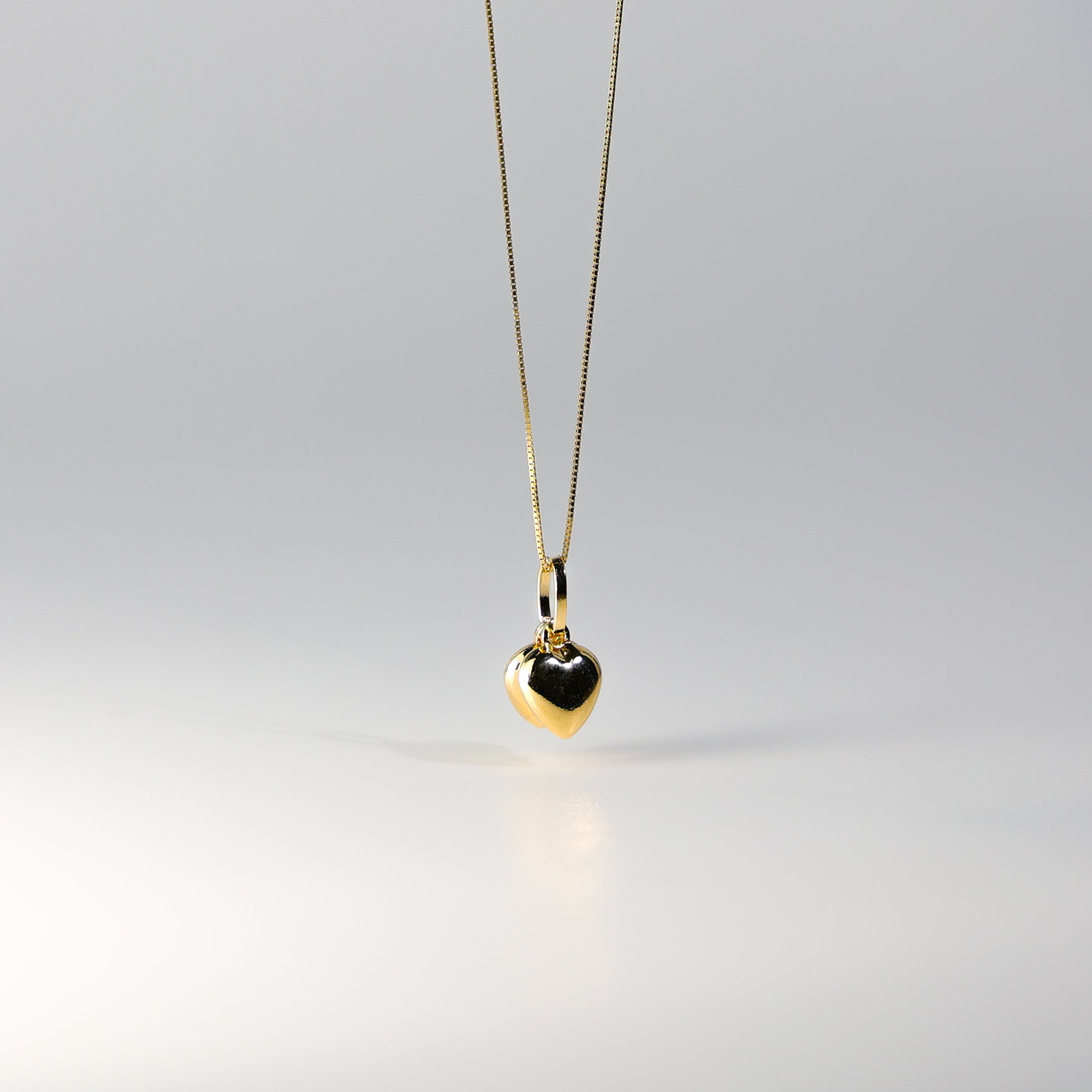 Gold Two Hearts Pendant Model-PT0447 - Charlie & Co. Jewelry