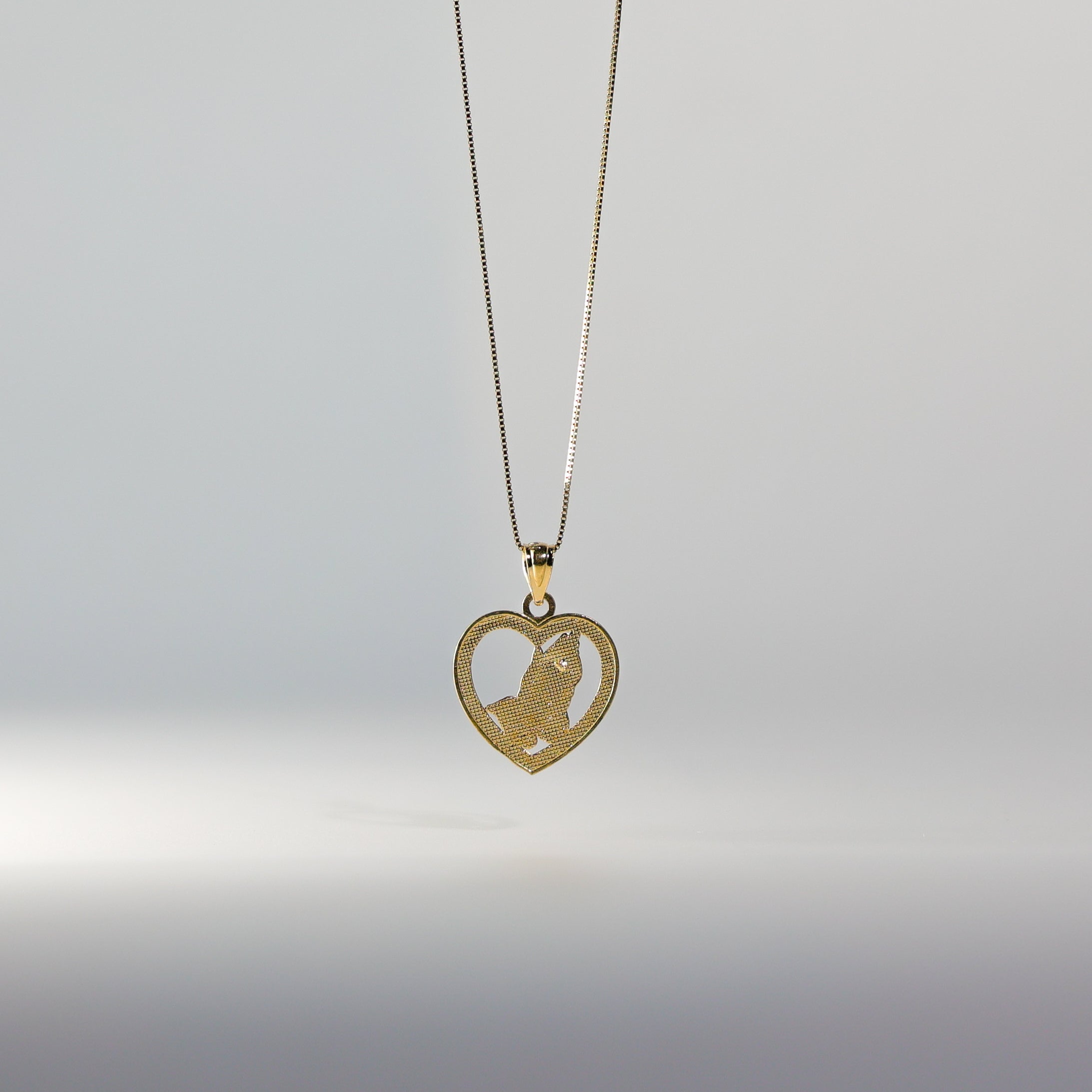 Gold Praying Hand Pendant Model-1483 - Charlie & Co. Jewelry