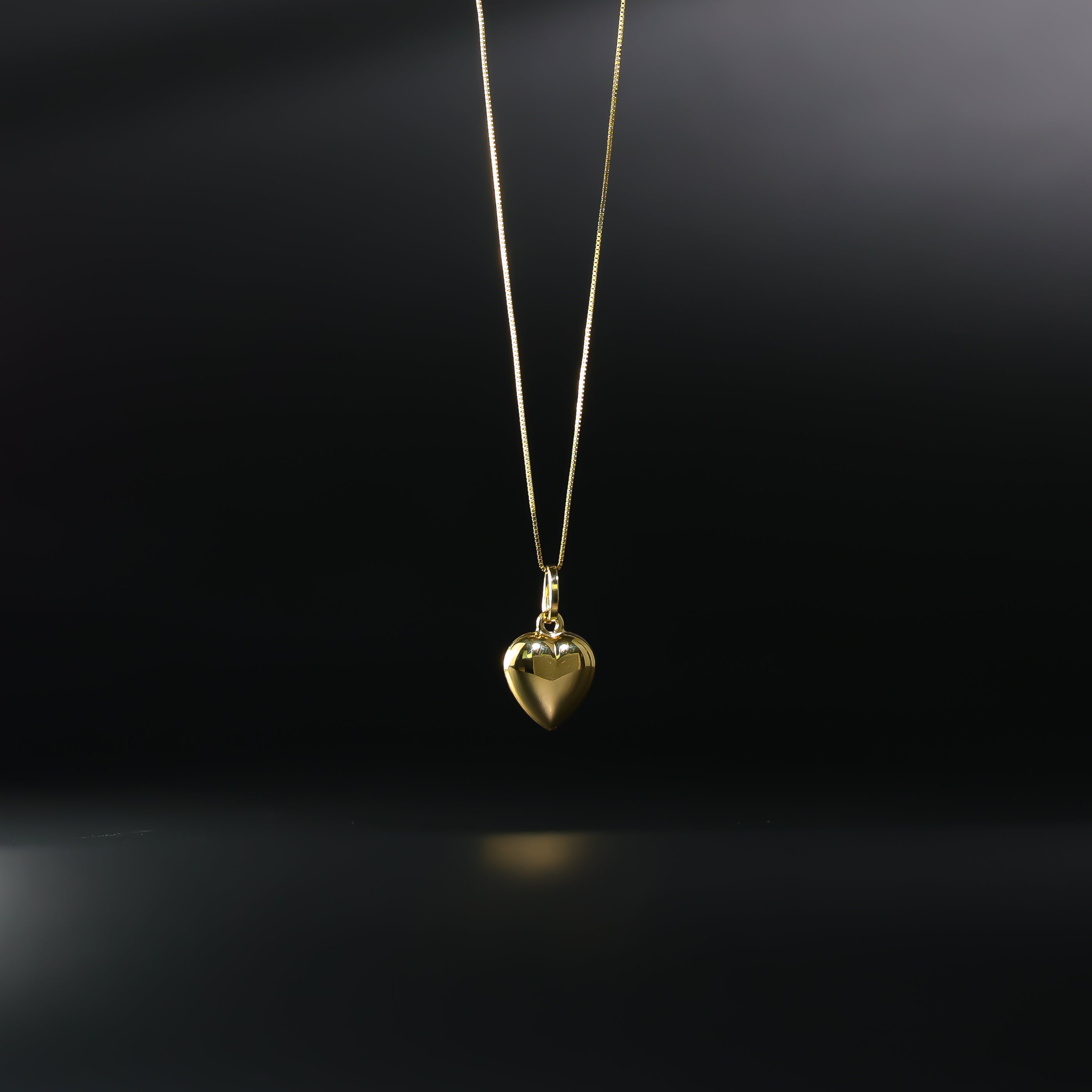 Gold Heart Pendant Model-PT0445 - Charlie & Co. Jewelry