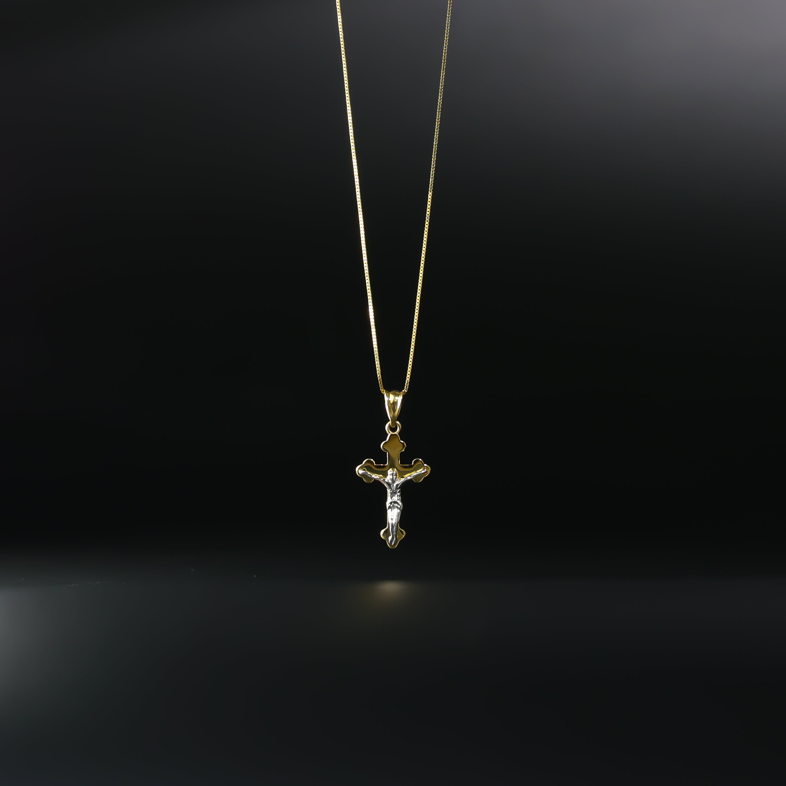 Gold Jesus Crucifix Cross Pendant Model-2531 - Charlie & Co. Jewelry