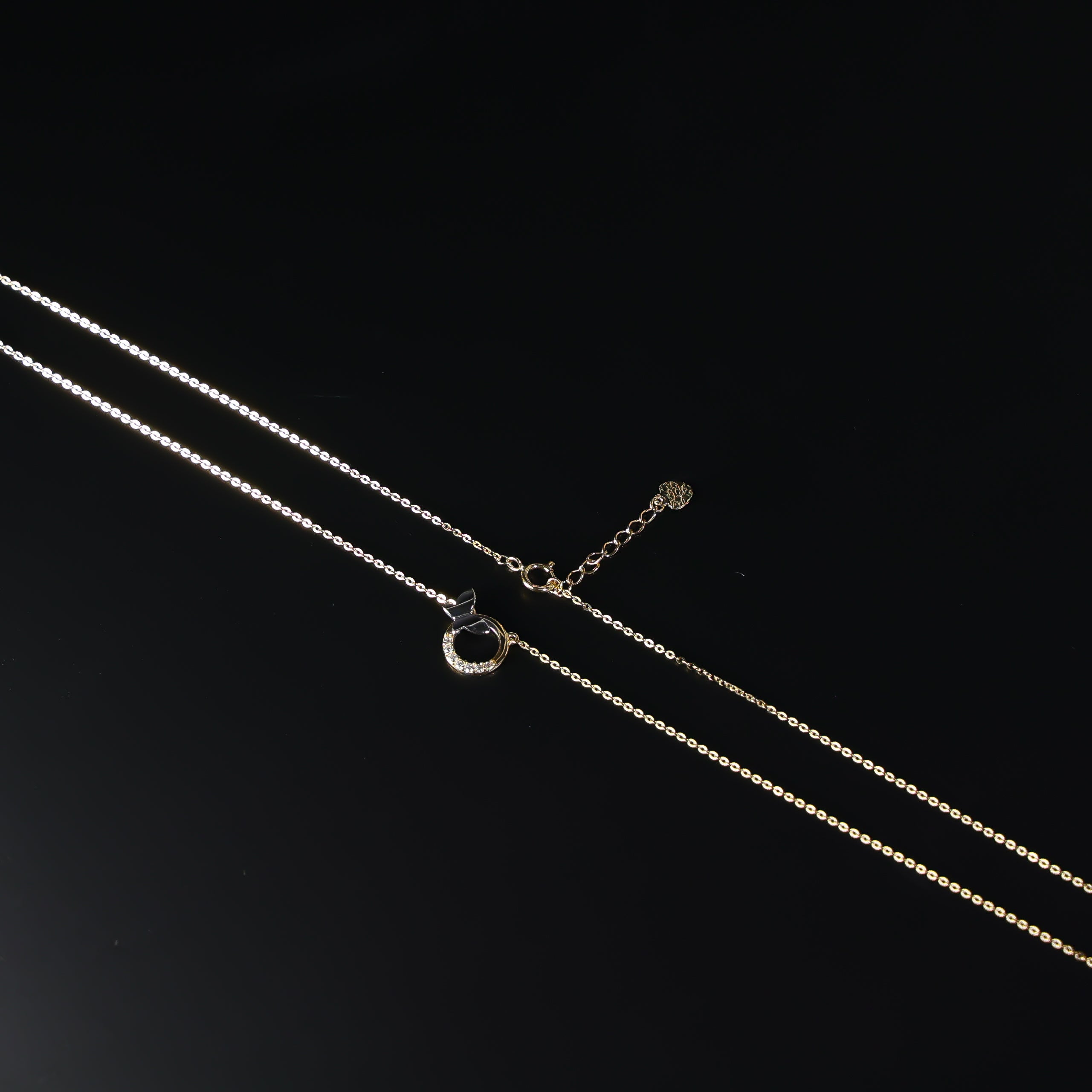 14K Gold Butterfly Necklace Model-NK0084 - Charlie & Co. Jewelry