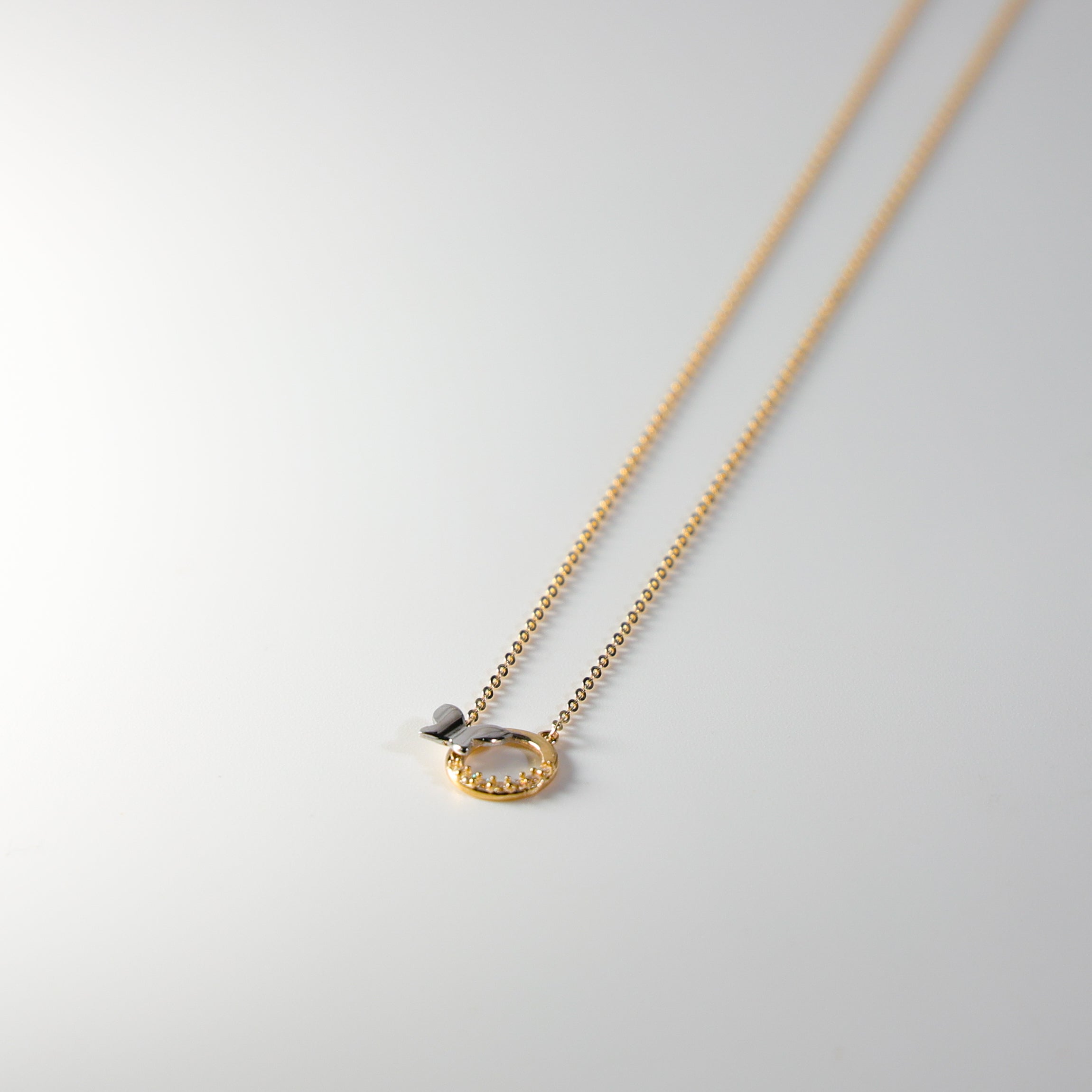 14K Gold Butterfly Necklace Model-NK0084 - Charlie & Co. Jewelry
