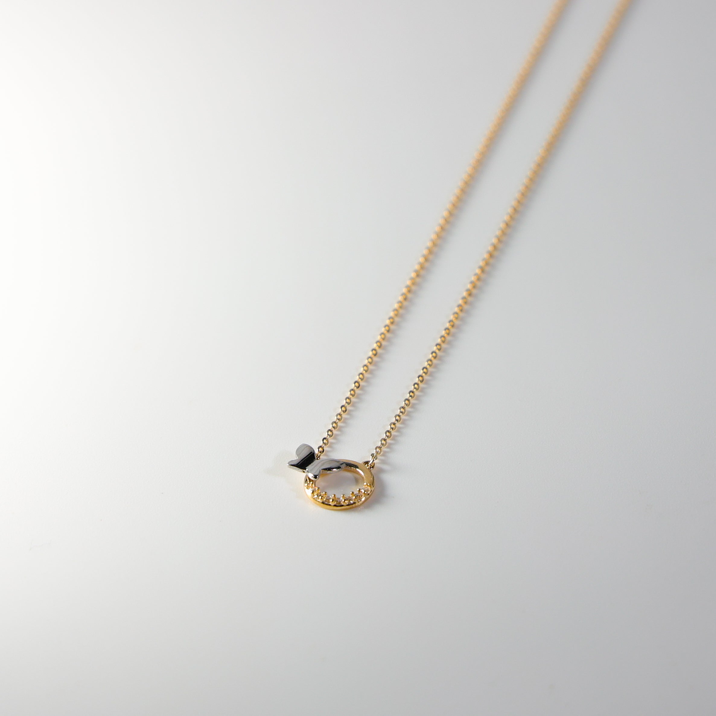 14K Gold Butterfly Necklace Model-NK0084 - Charlie & Co. Jewelry