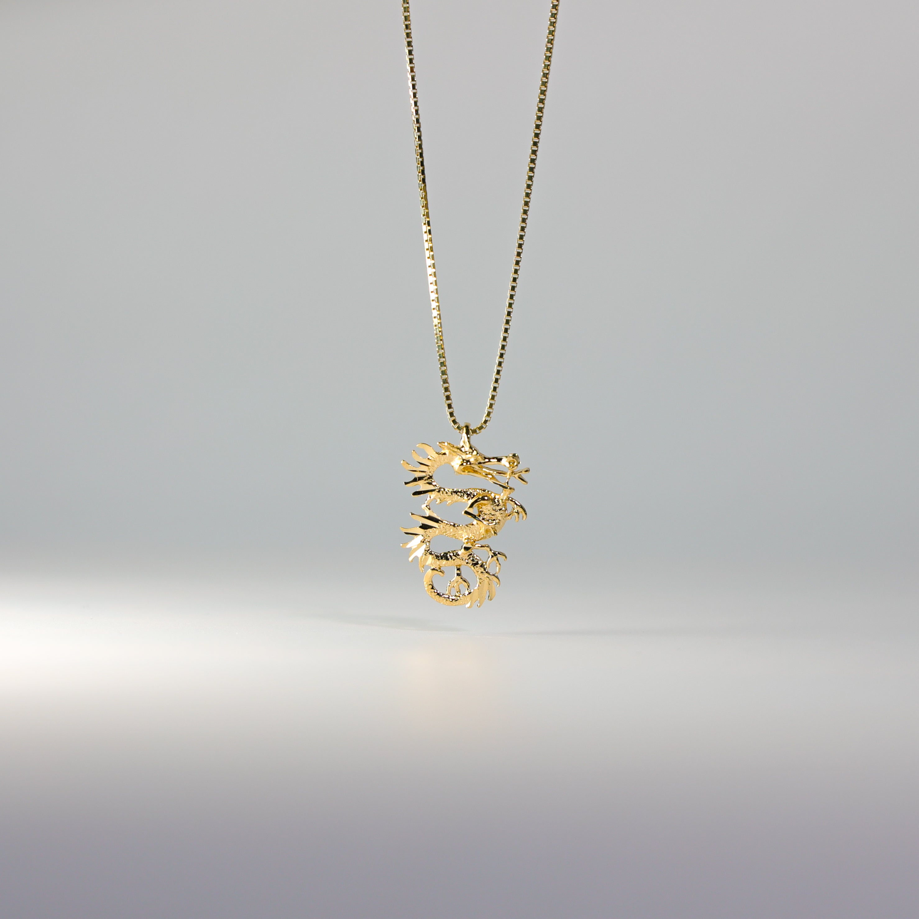 Gold Dragon Pendant Model-1686 - Charlie & Co. Jewelry