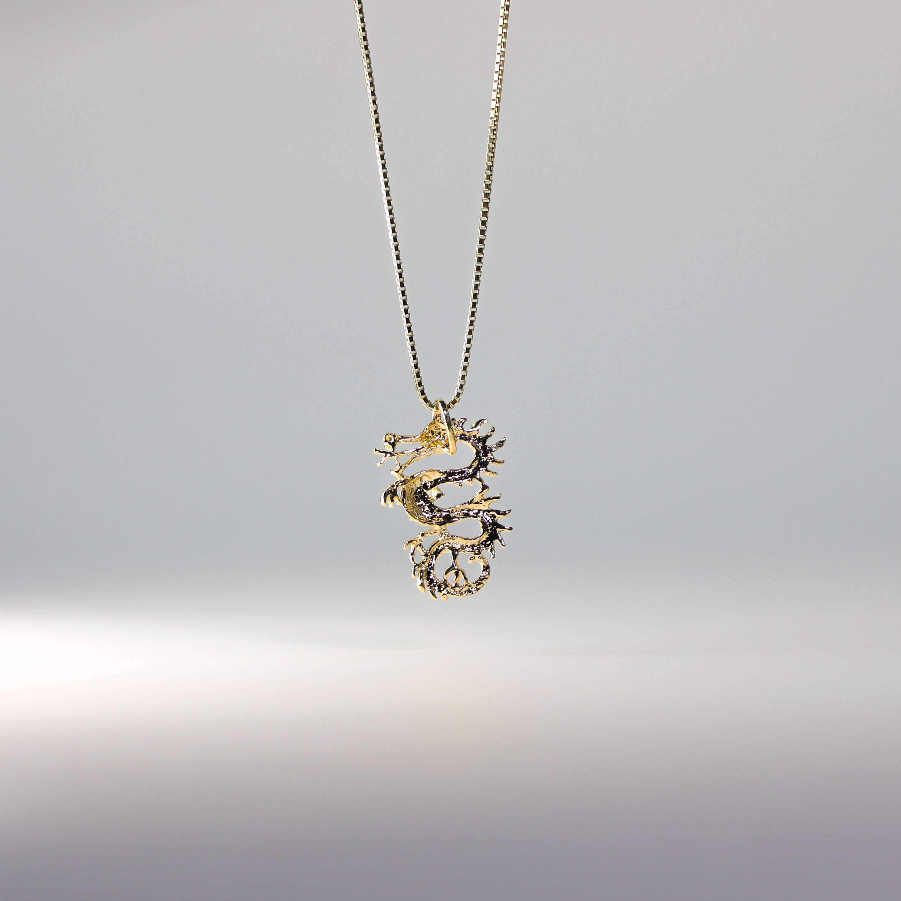 Gold Dragon Pendant Model-1686 - Charlie & Co. Jewelry