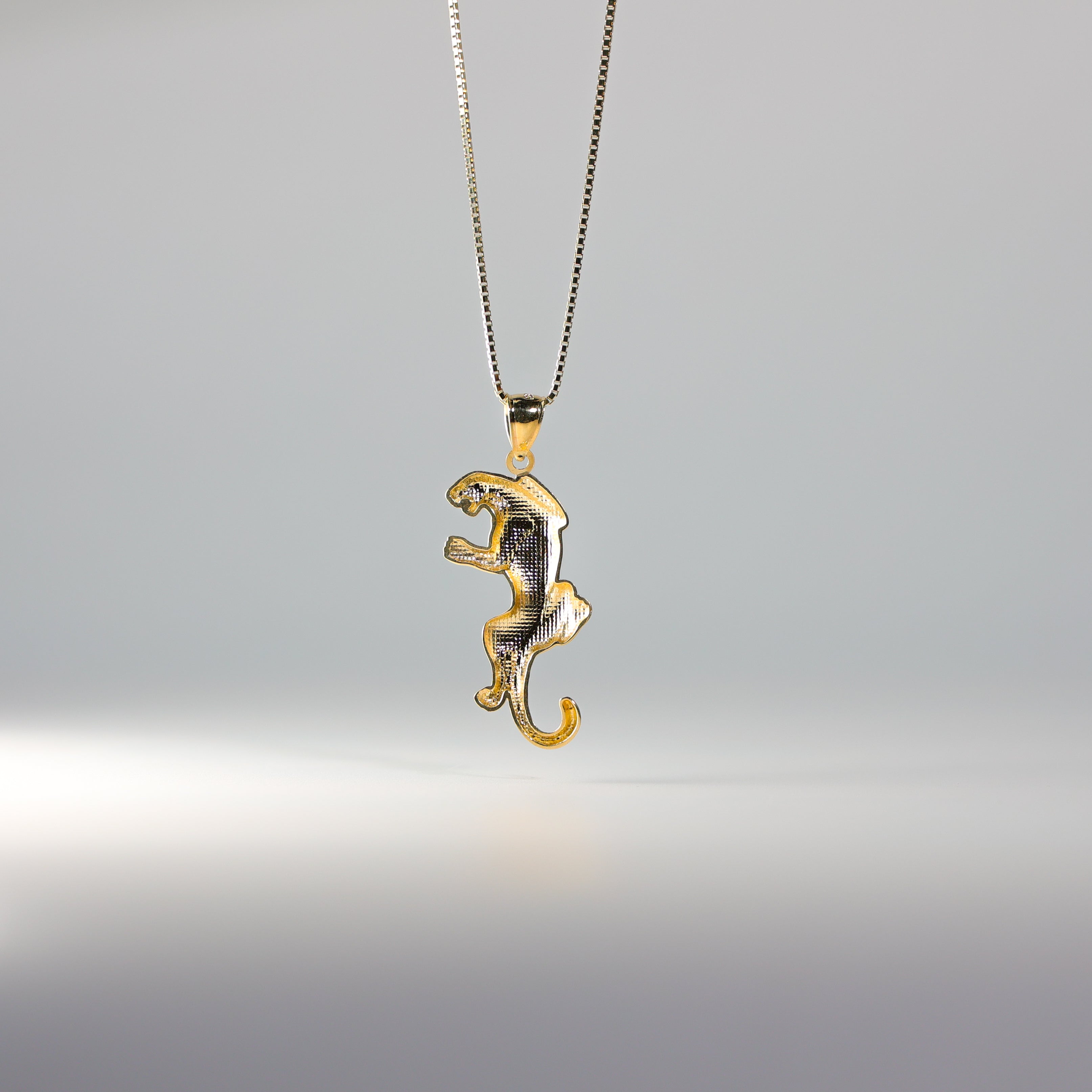 Gold Puma Pendant Model-1618 - Charlie & Co. Jewelry