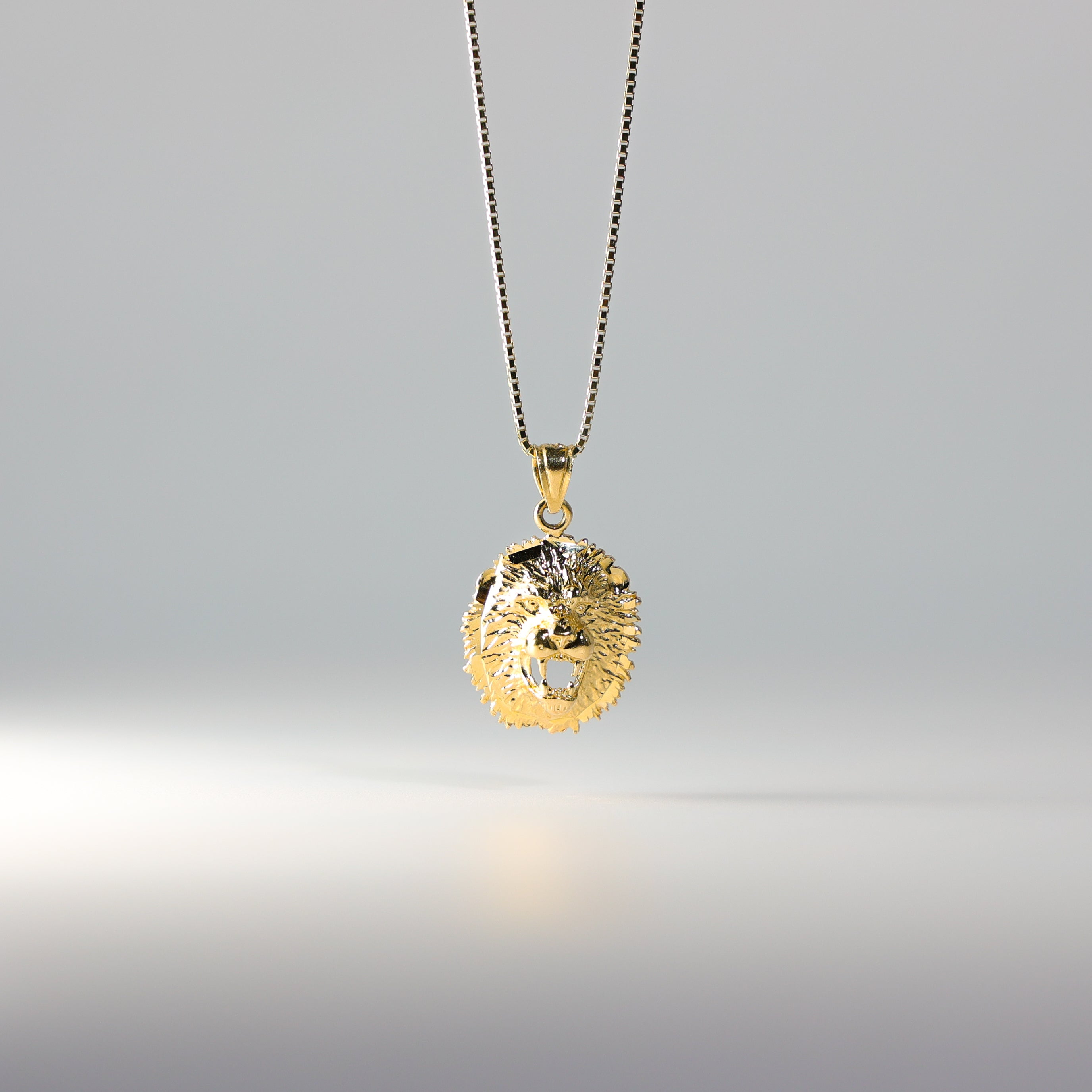 Gold lion Pendant Model-1620 - Charlie & Co. Jewelry