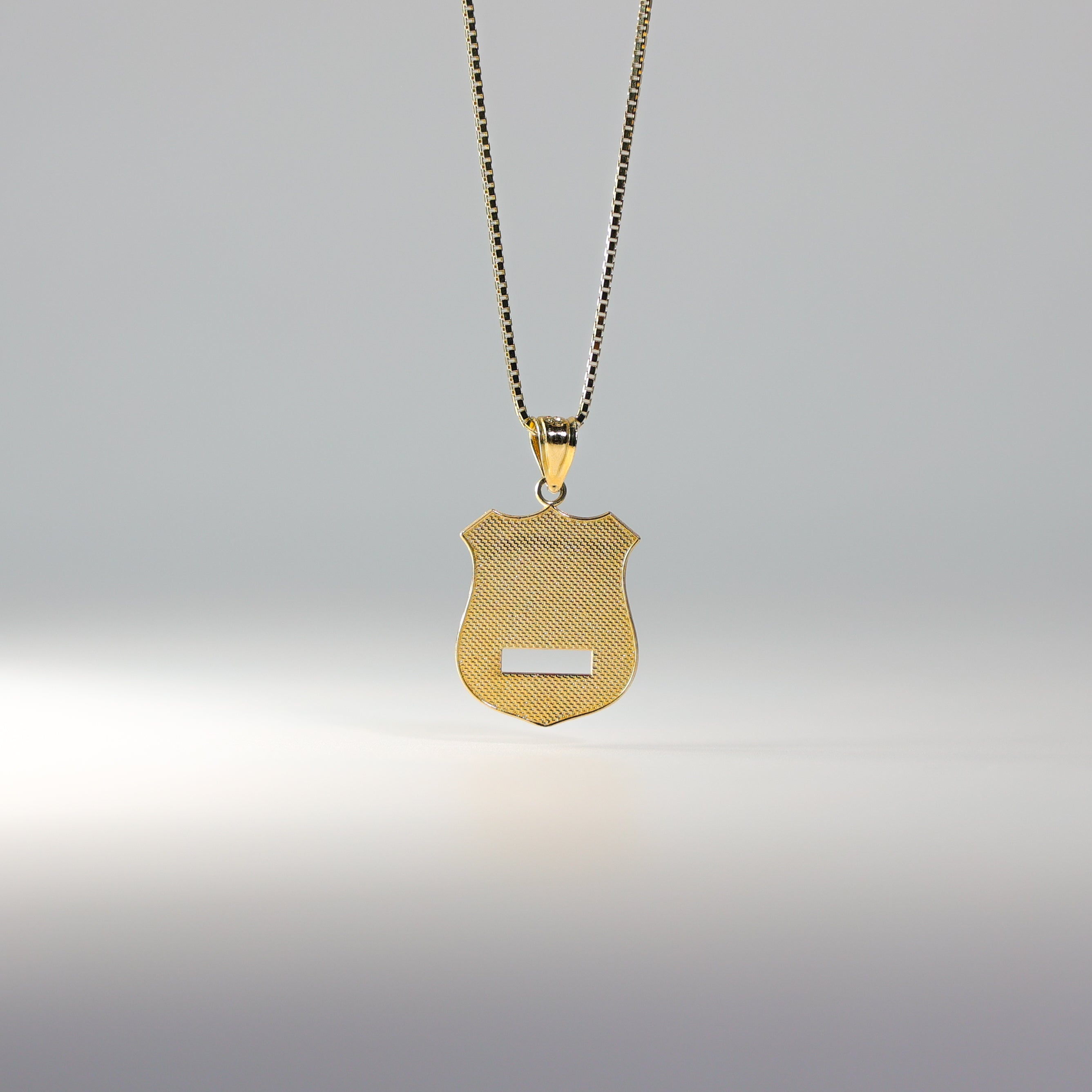Gold Police Pendant Model-1964 - Charlie & Co. Jewelry