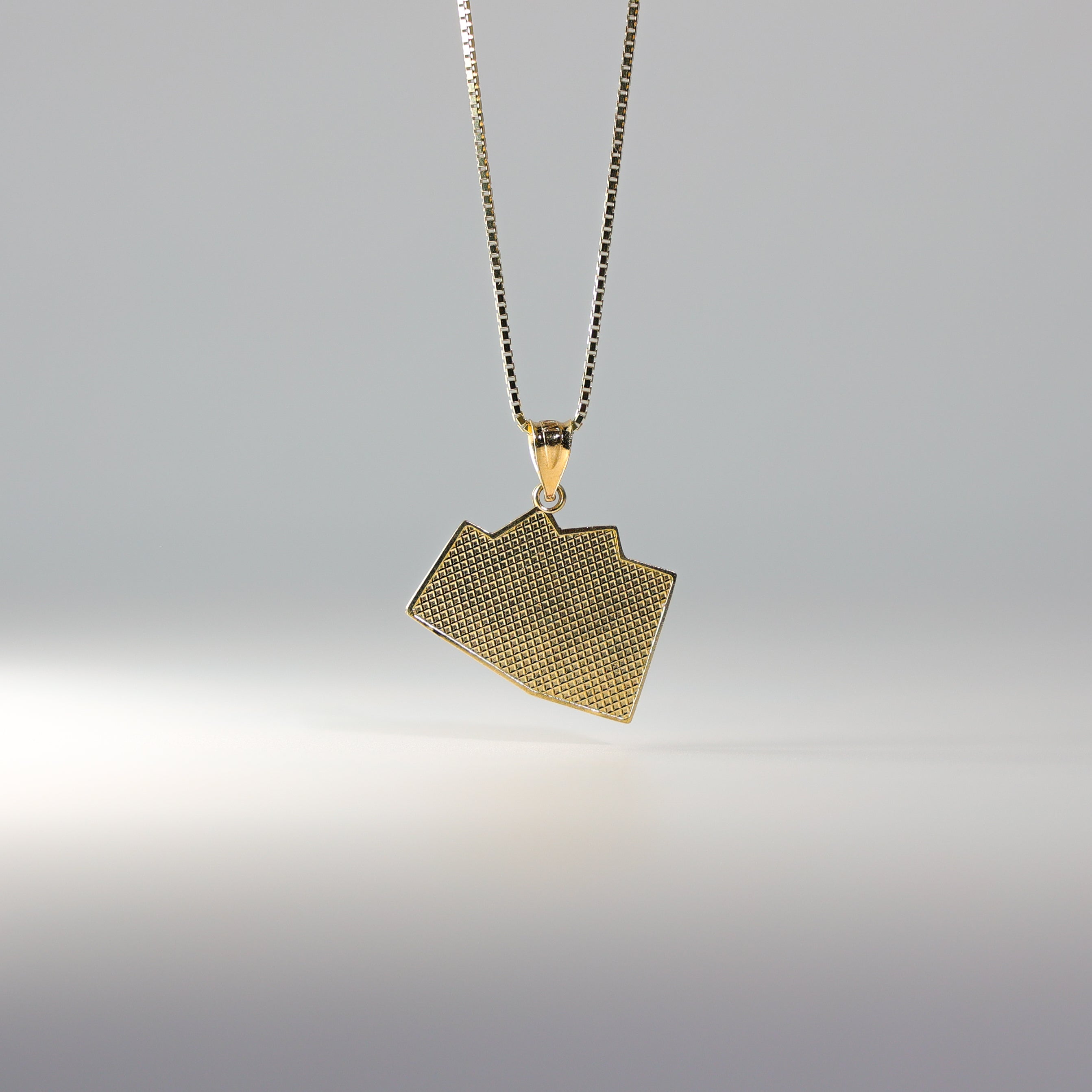 Gold 4 Aces Poker Hand Pendant Model-1971 - Charlie & Co. Jewelry