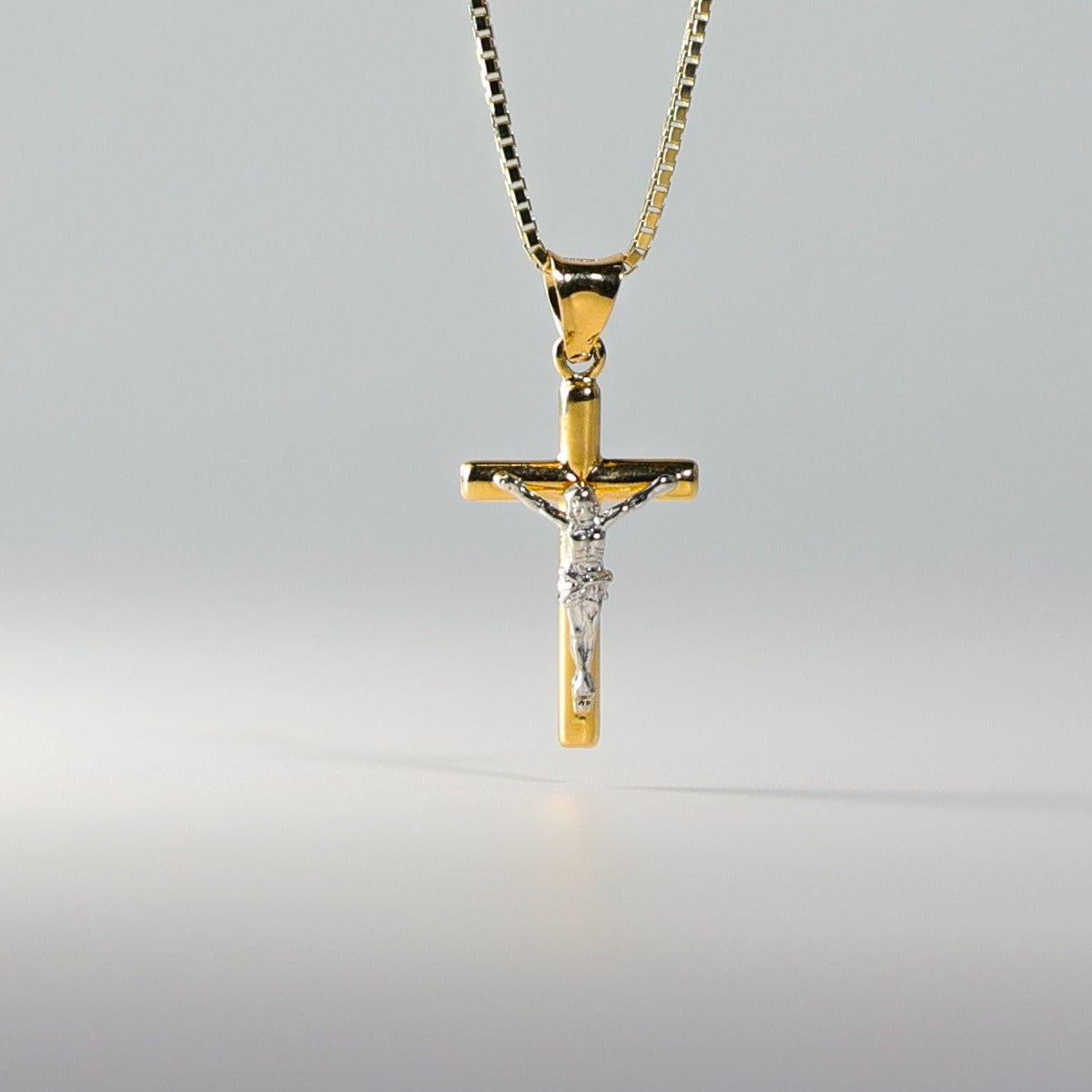Gold Jesus Crucifix Cross Pendant Model-49 - Charlie & Co. Jewelry